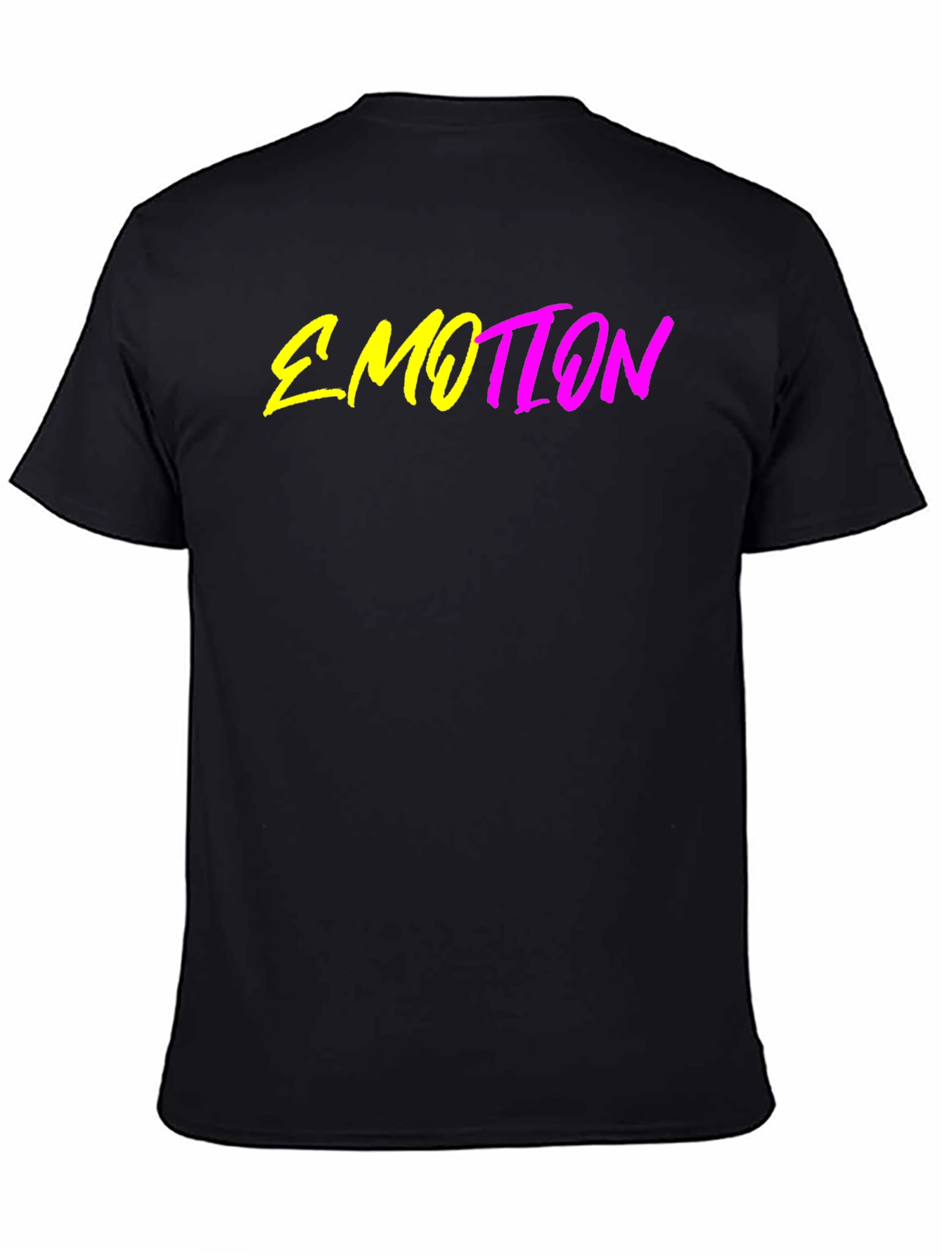 Emotion Graphic T-Shirt - Trendy Neon Design