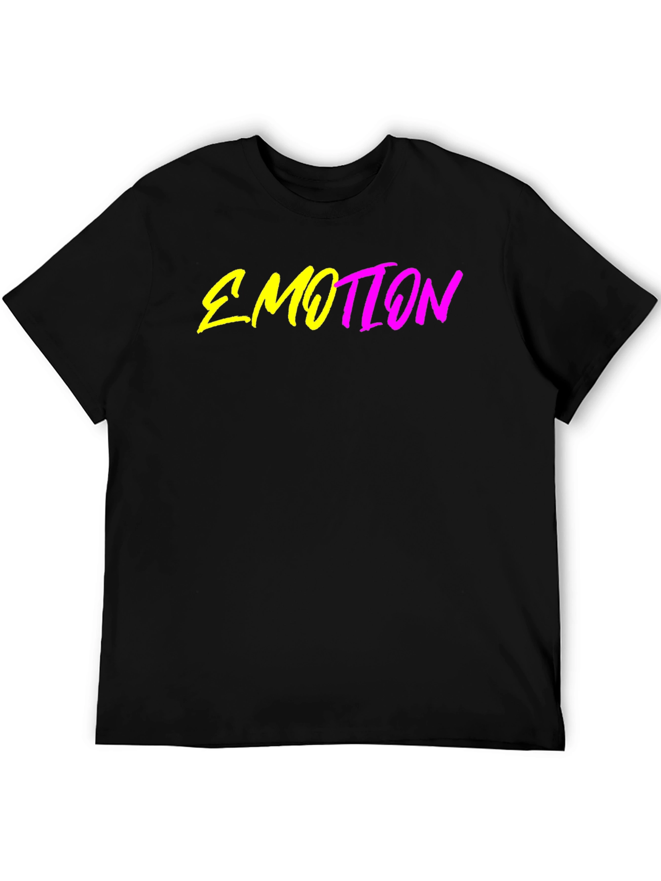 Emotion Graphic T-Shirt - Trendy Neon Design