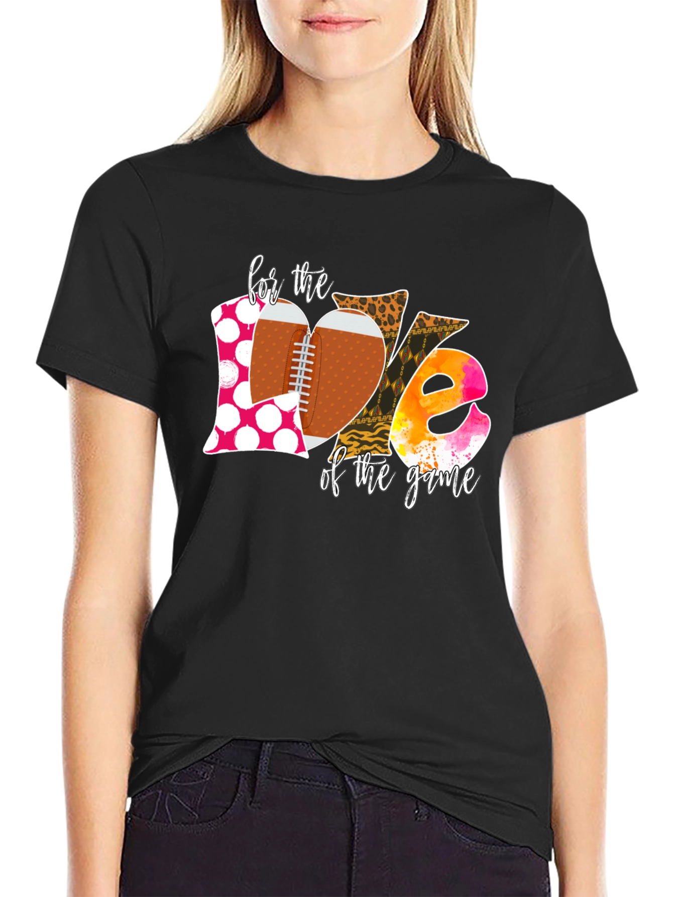 Football Game Day Love Graphic Tee