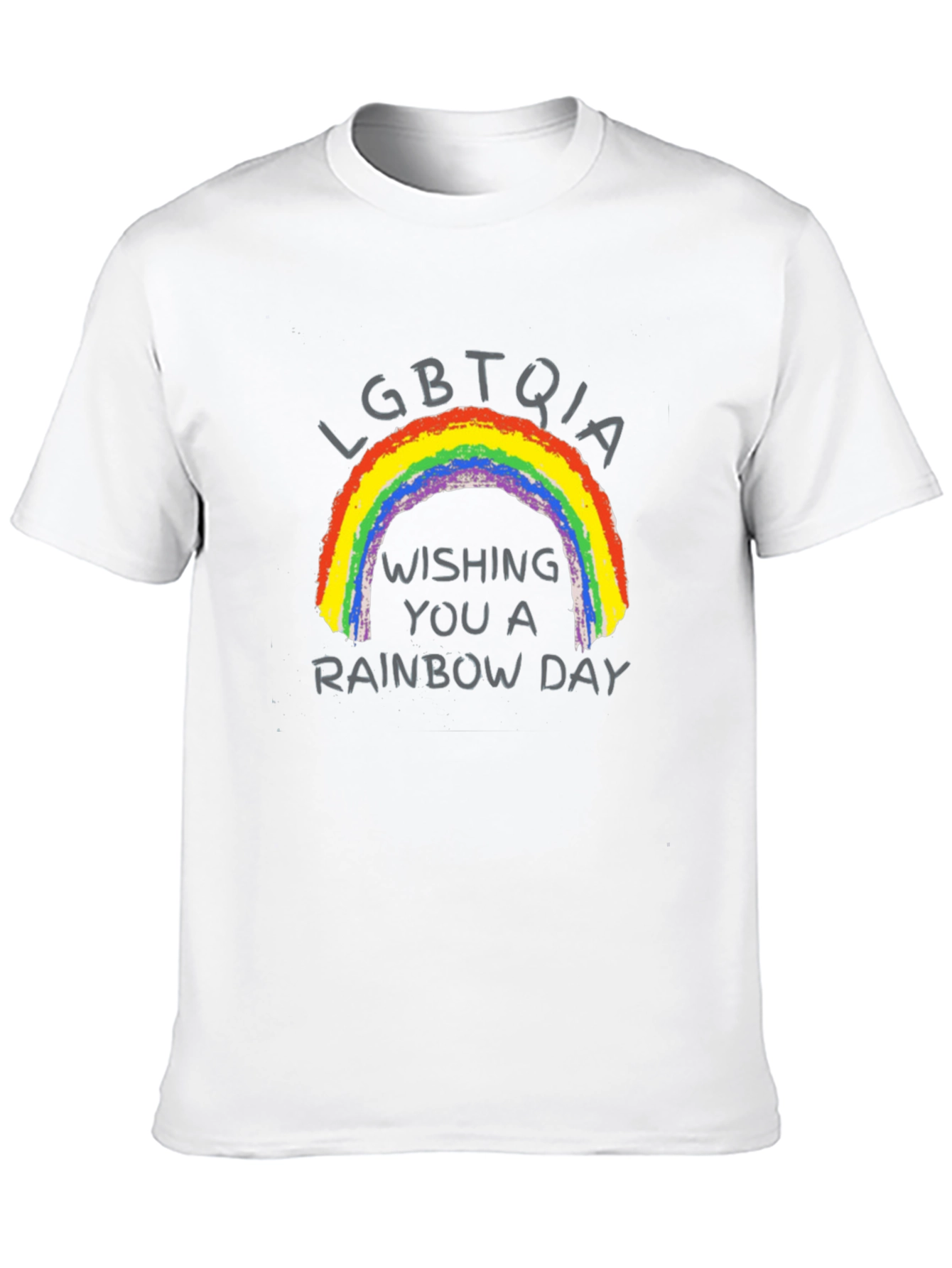 LGBTQIA Rainbow Day Black T-Shirt