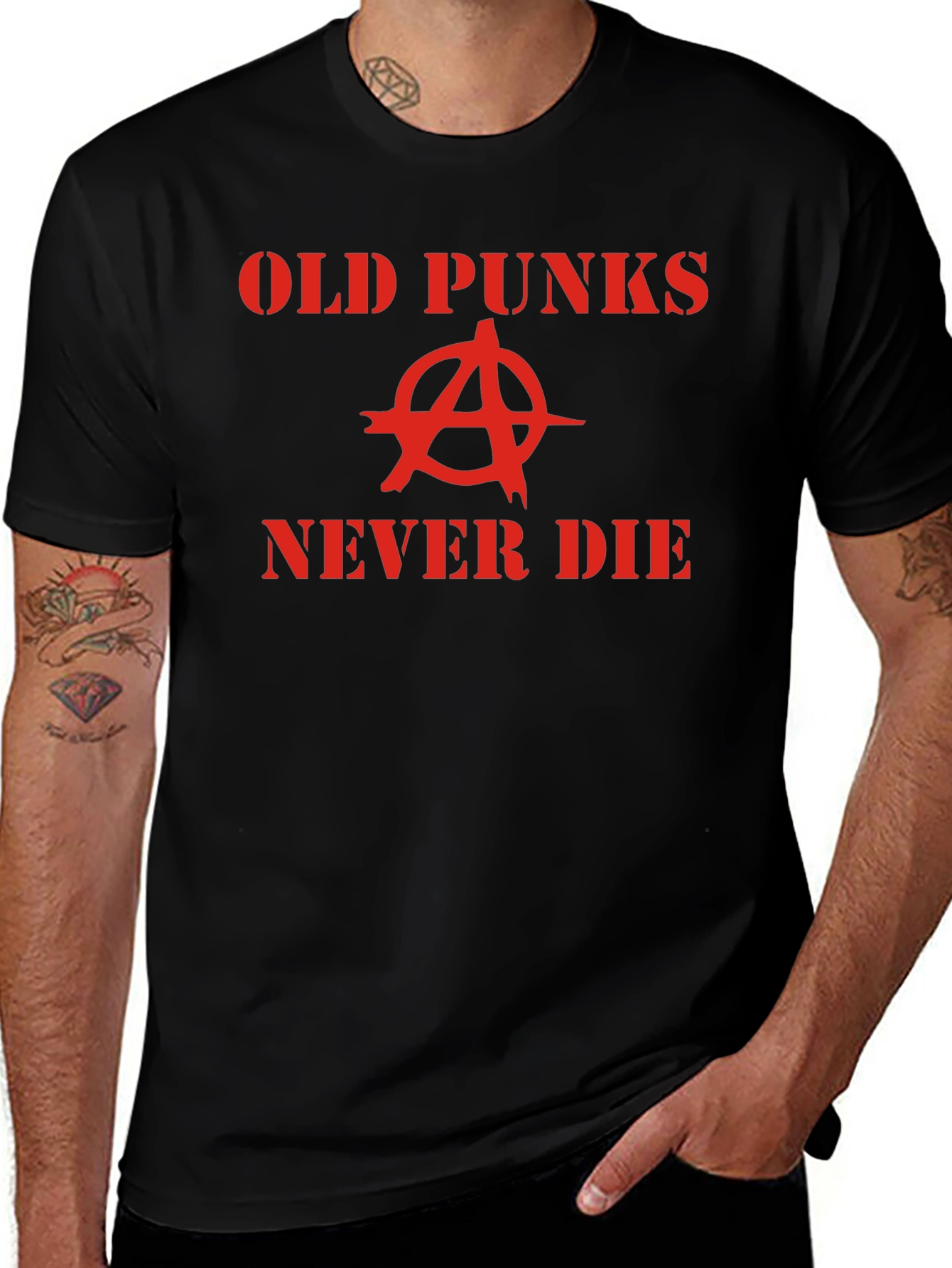 Old Punks Never Die Graphic Tee