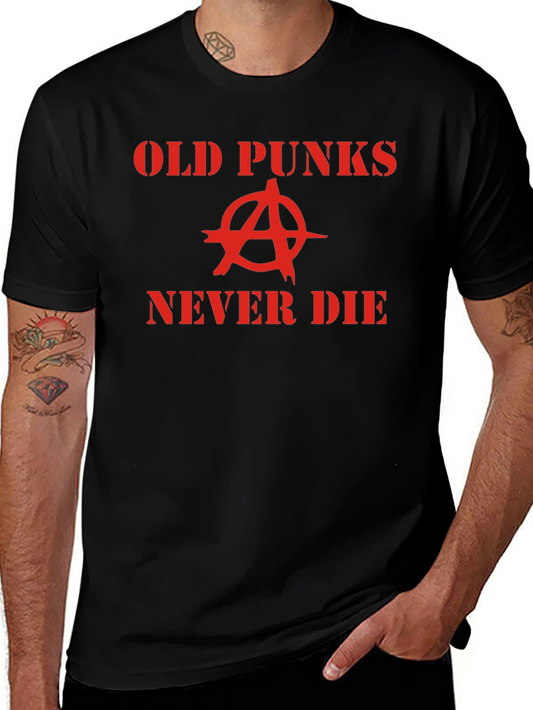 Old Punks Never Die Graphic Tee
