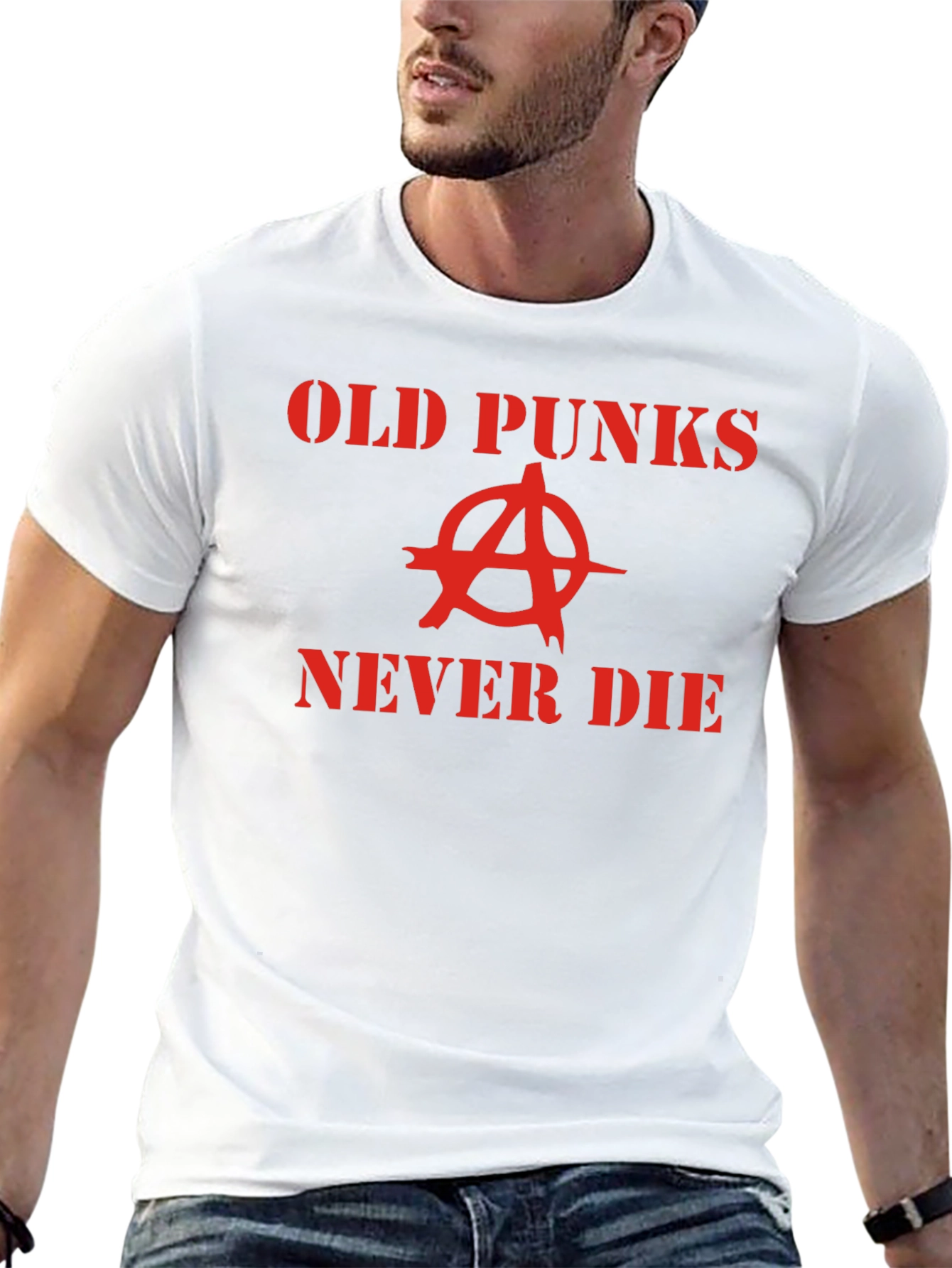 Old Punks Never Die Graphic Tee