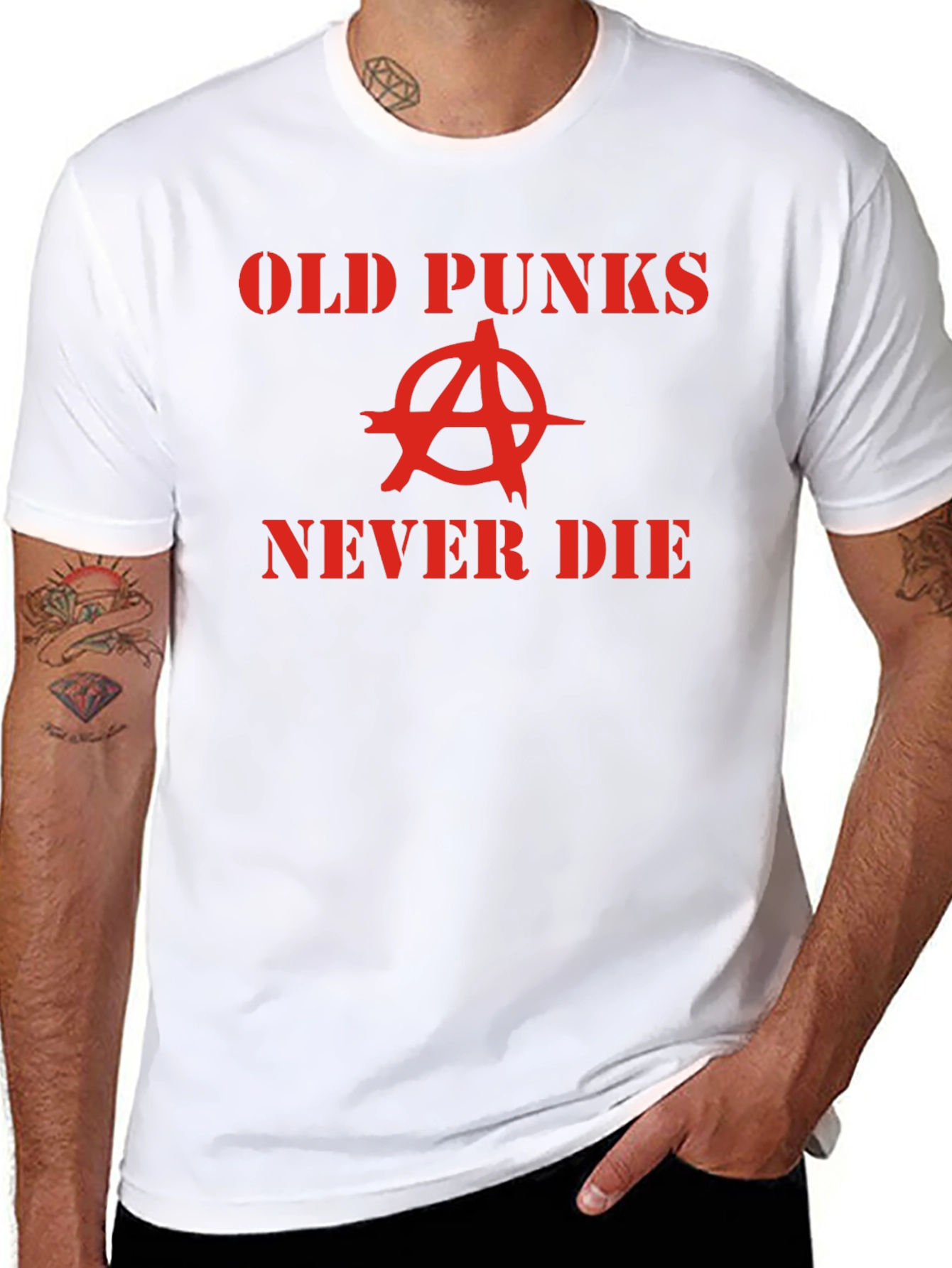 Old Punks Never Die Graphic Tee