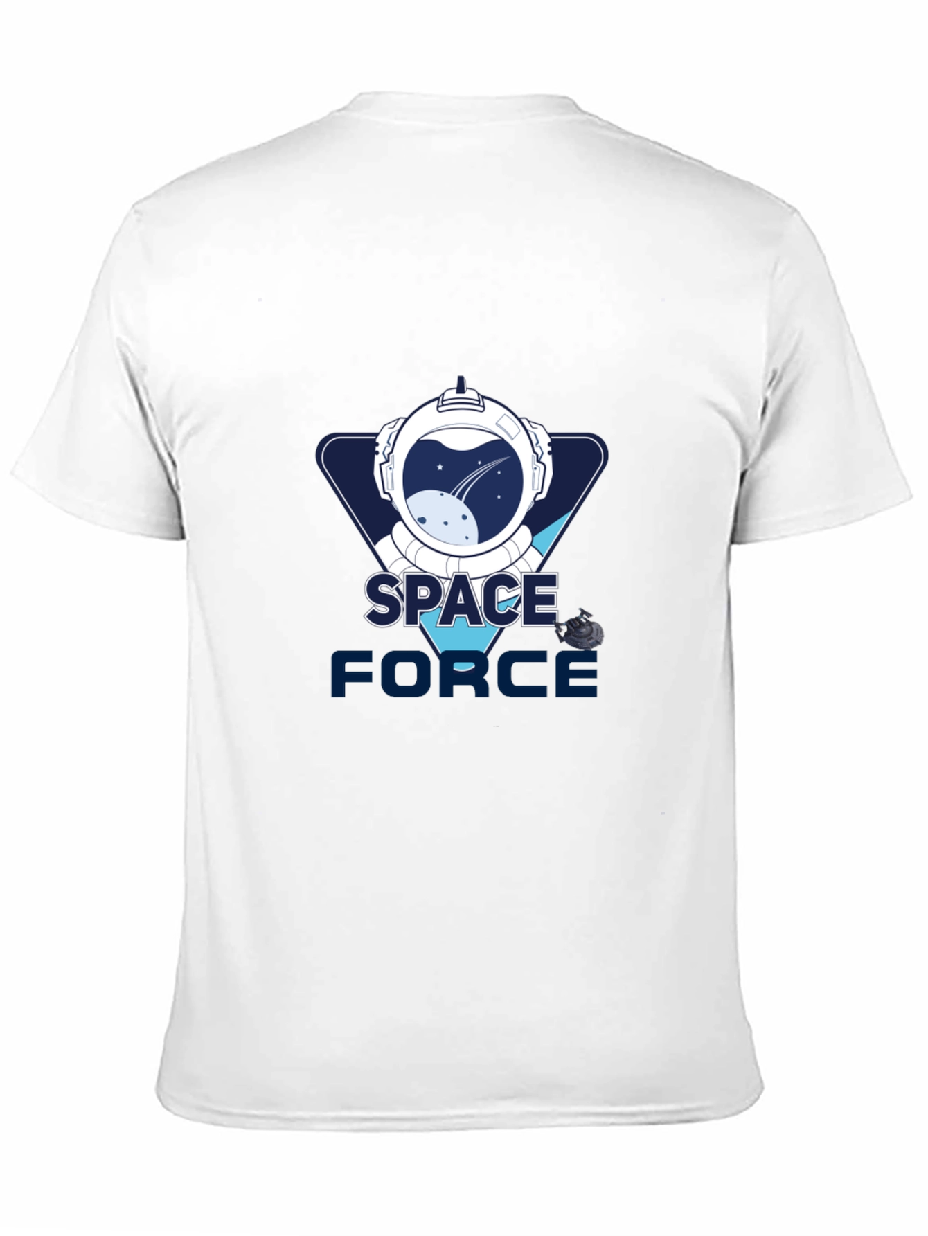 Space Force Graphic T-Shirt - Black Cotton Tee