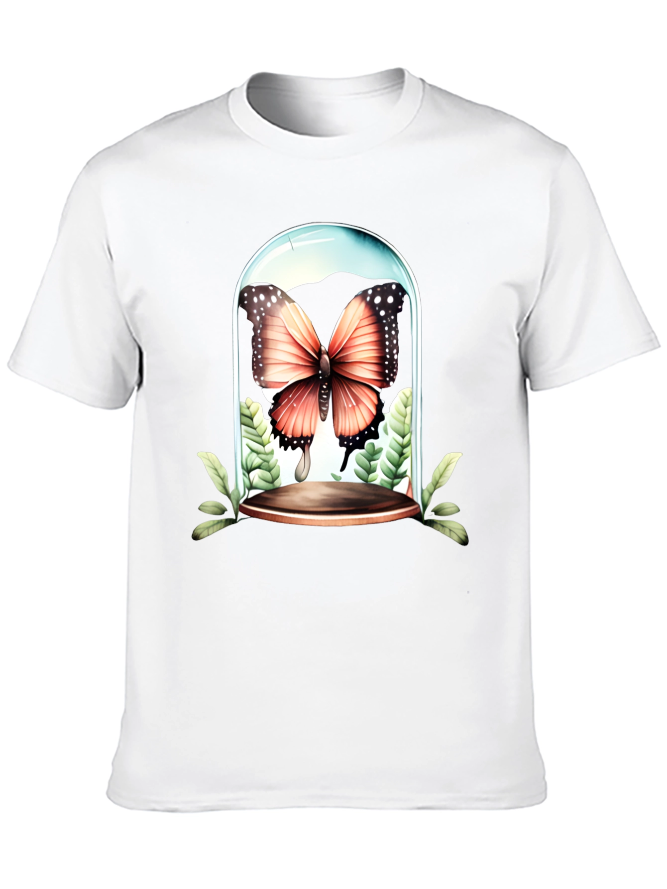 Butterfly Terrarium Graphic T-Shirt