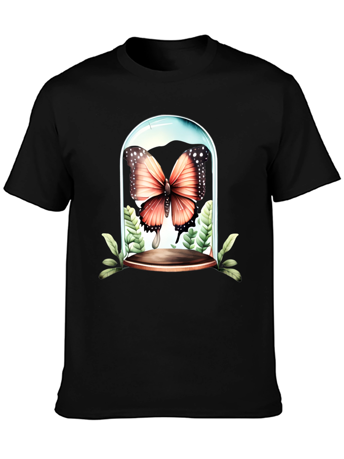Butterfly Terrarium Graphic T-Shirt