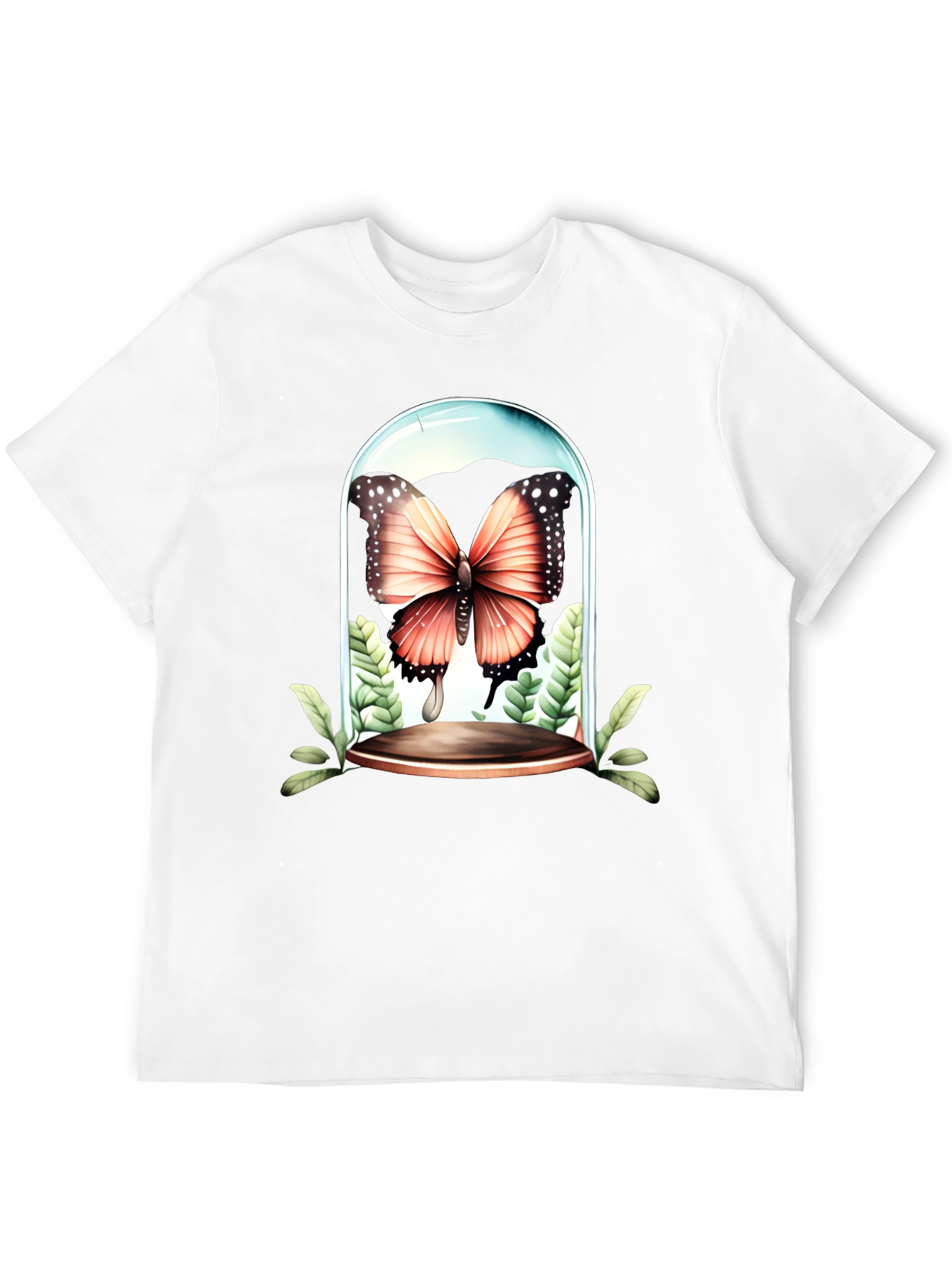 Butterfly Terrarium Graphic T-Shirt