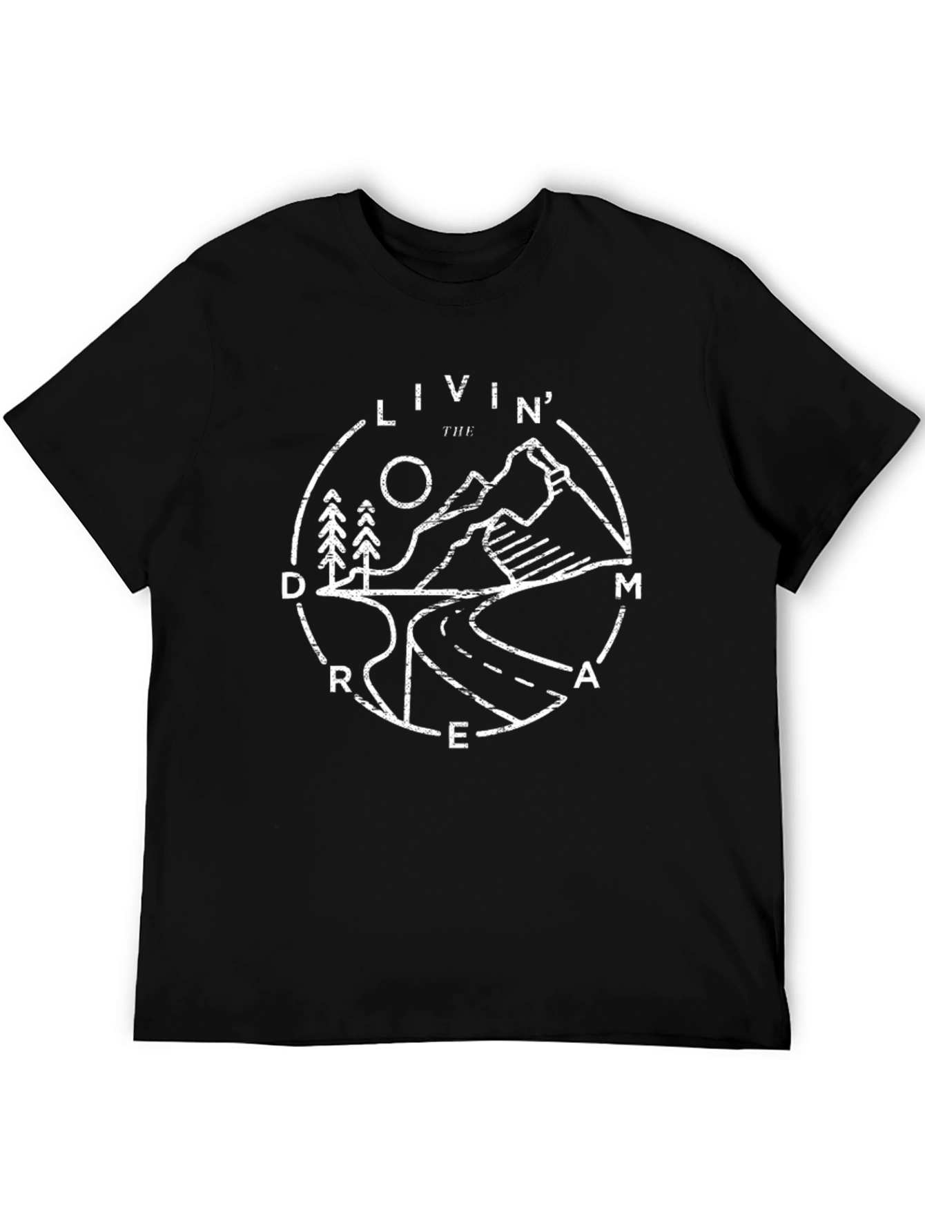 Livin the Dream Graphic Tee - Nature Adventure Design