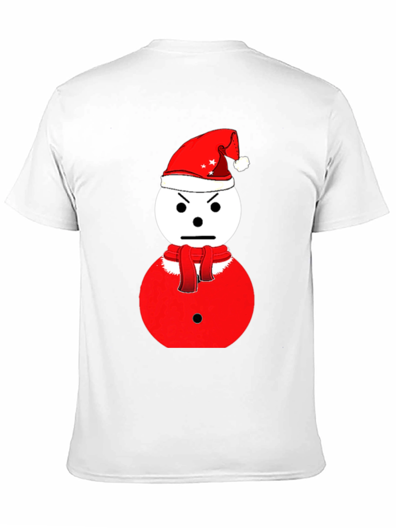 Grumpy Snowman Christmas T-Shirt - Holiday Humor