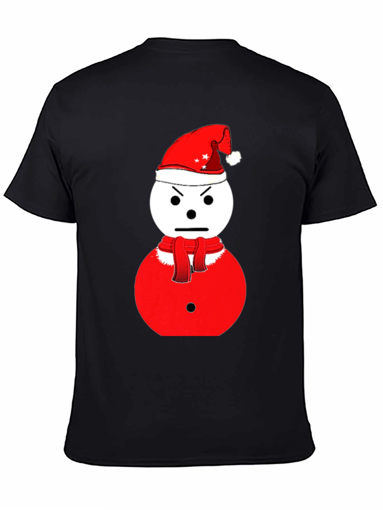 Grumpy Snowman Christmas T-Shirt - Holiday Humor