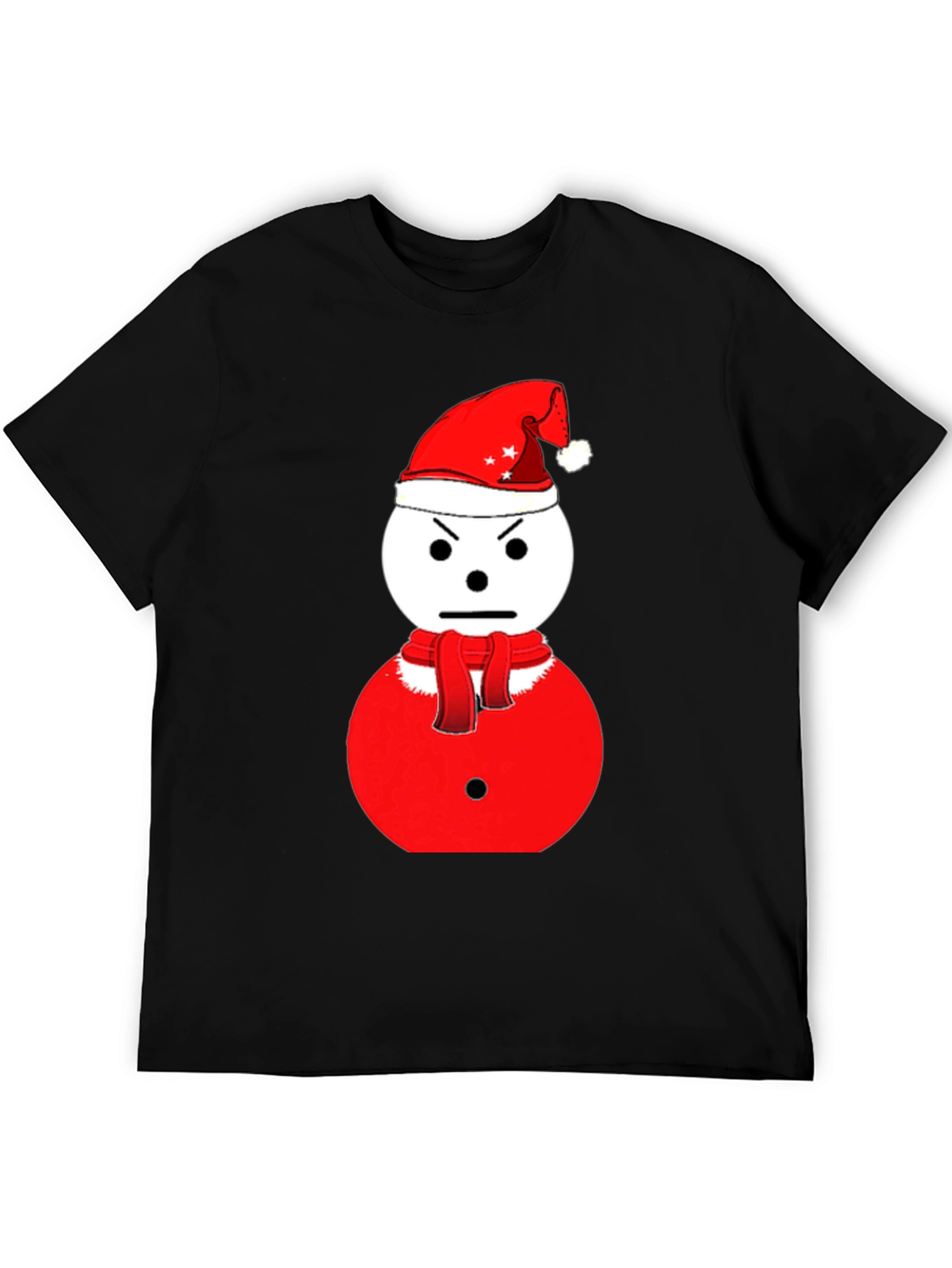 Grumpy Snowman Christmas T-Shirt - Holiday Humor