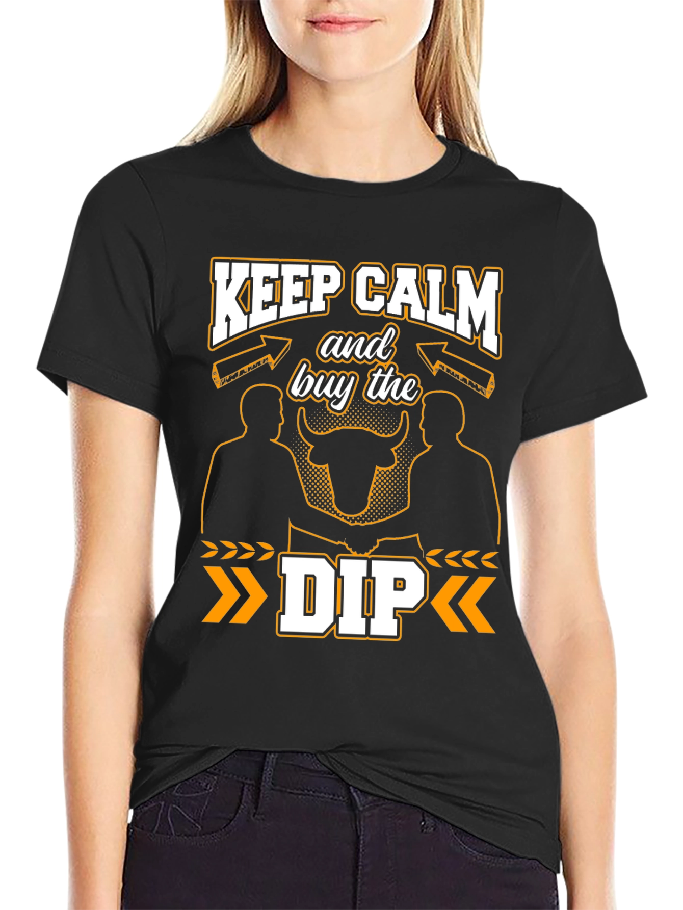 Keep Calm Buy The Dip Black T-Shirt