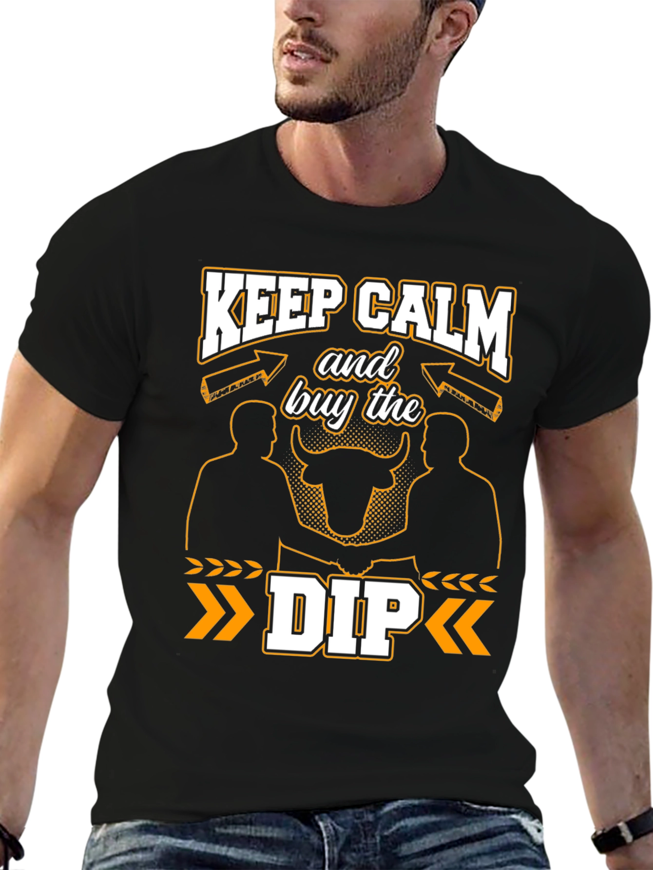 Keep Calm Buy The Dip Black T-Shirt