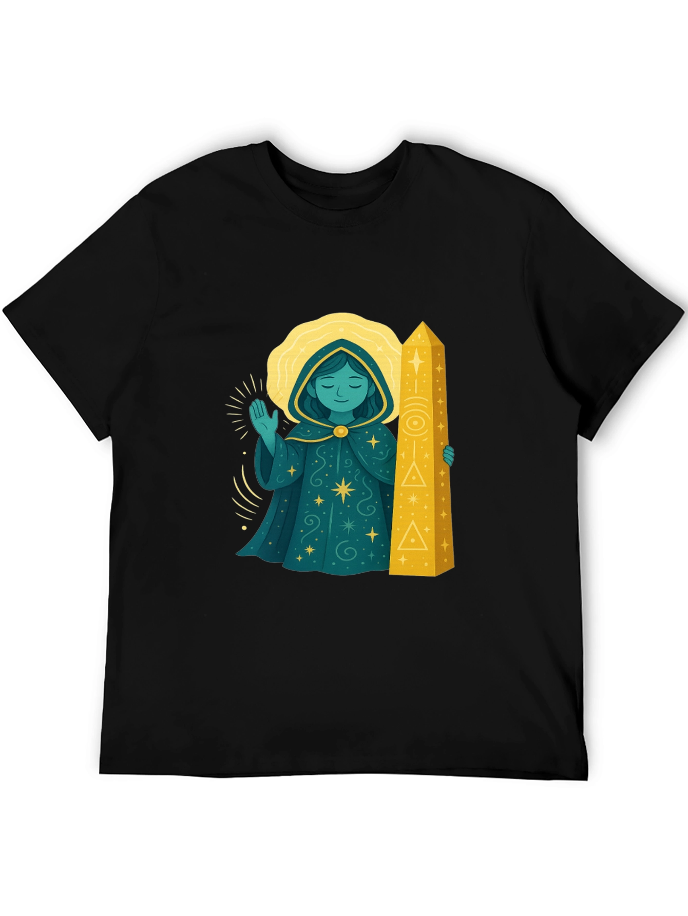 Mystical Mage Black T-Shirt