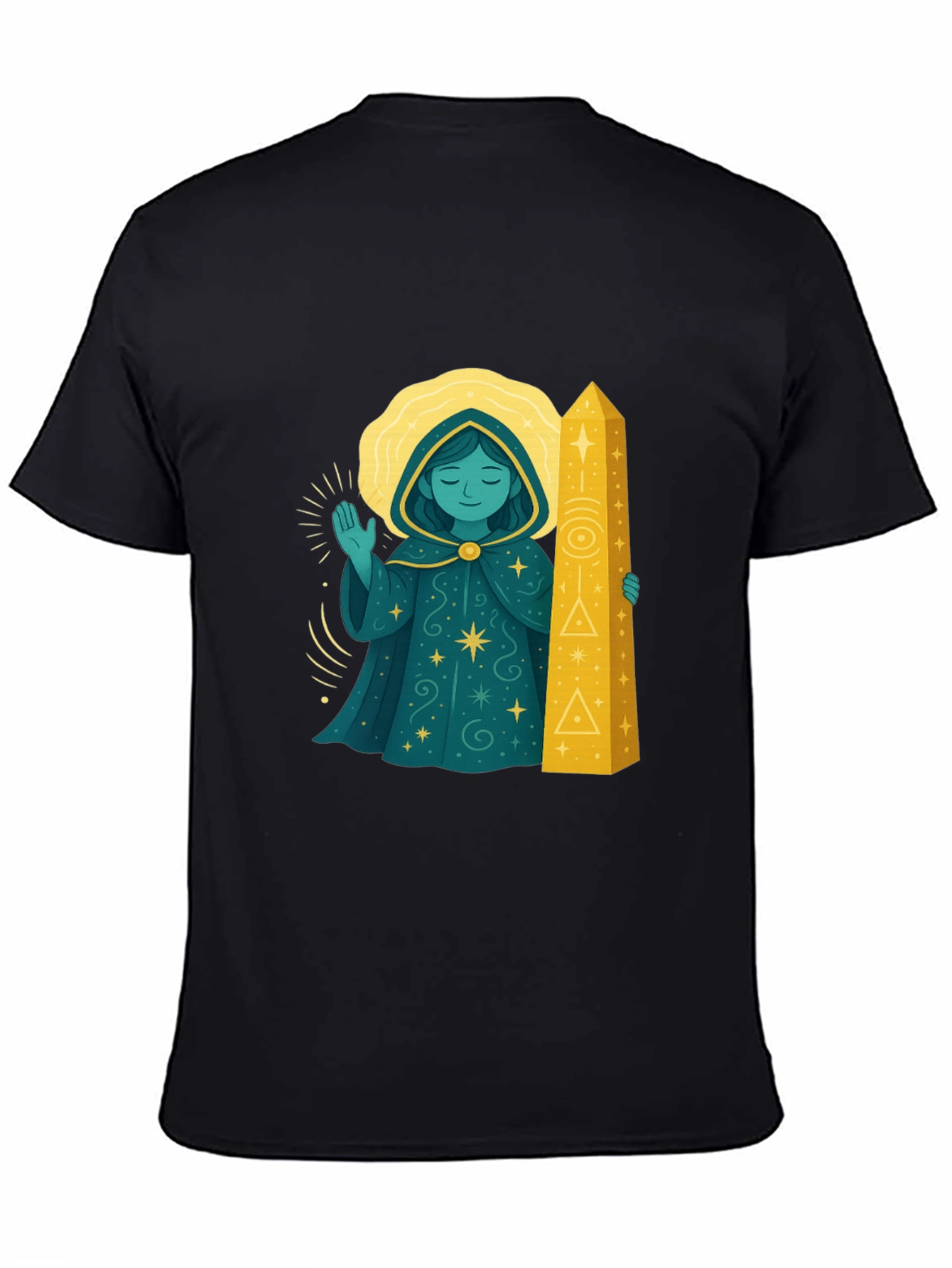 Mystical Mage Black T-Shirt