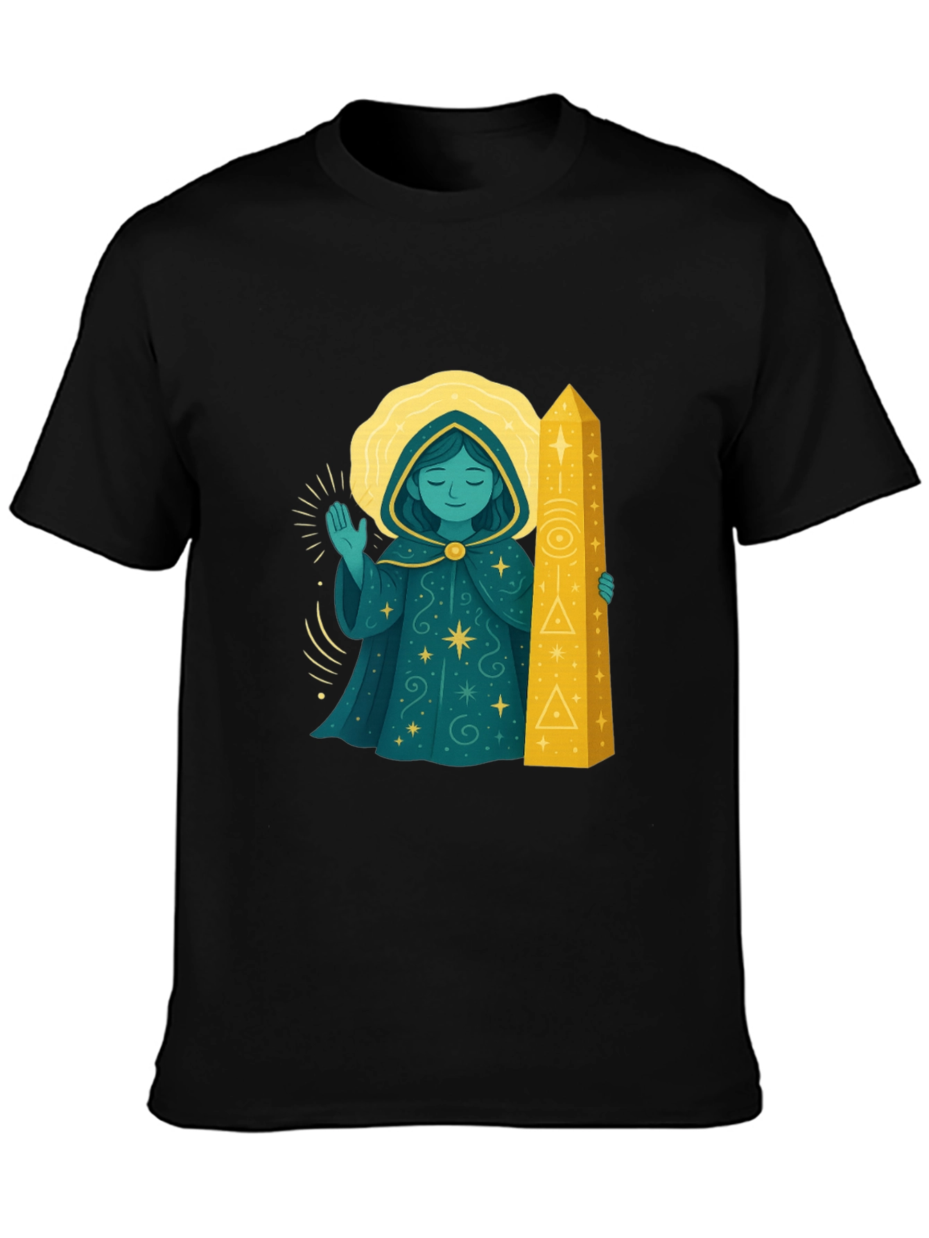 Mystical Mage Black T-Shirt