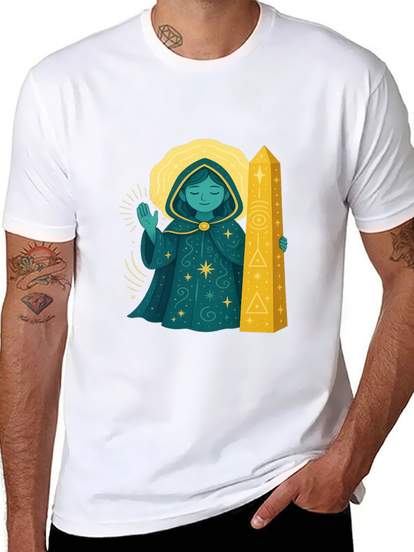 Mystical Mage Black T-Shirt