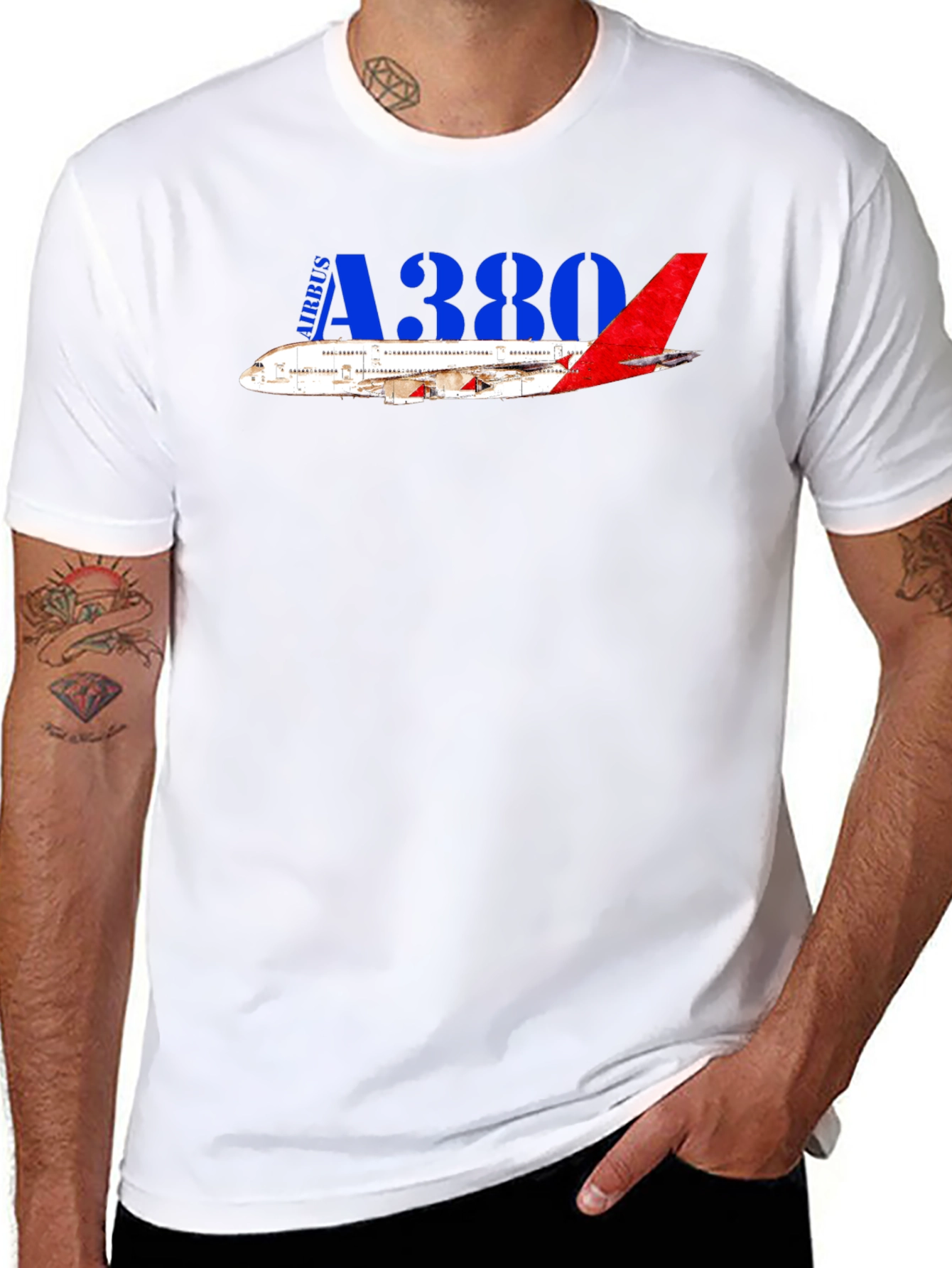 Airbus A380 T-Shirt - Aviation Enthusiast Tee