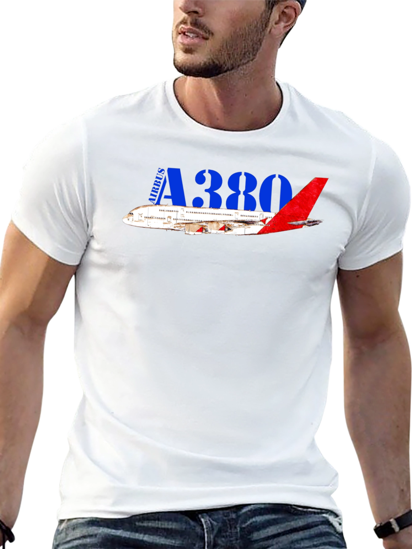 Airbus A380 T-Shirt - Aviation Enthusiast Tee