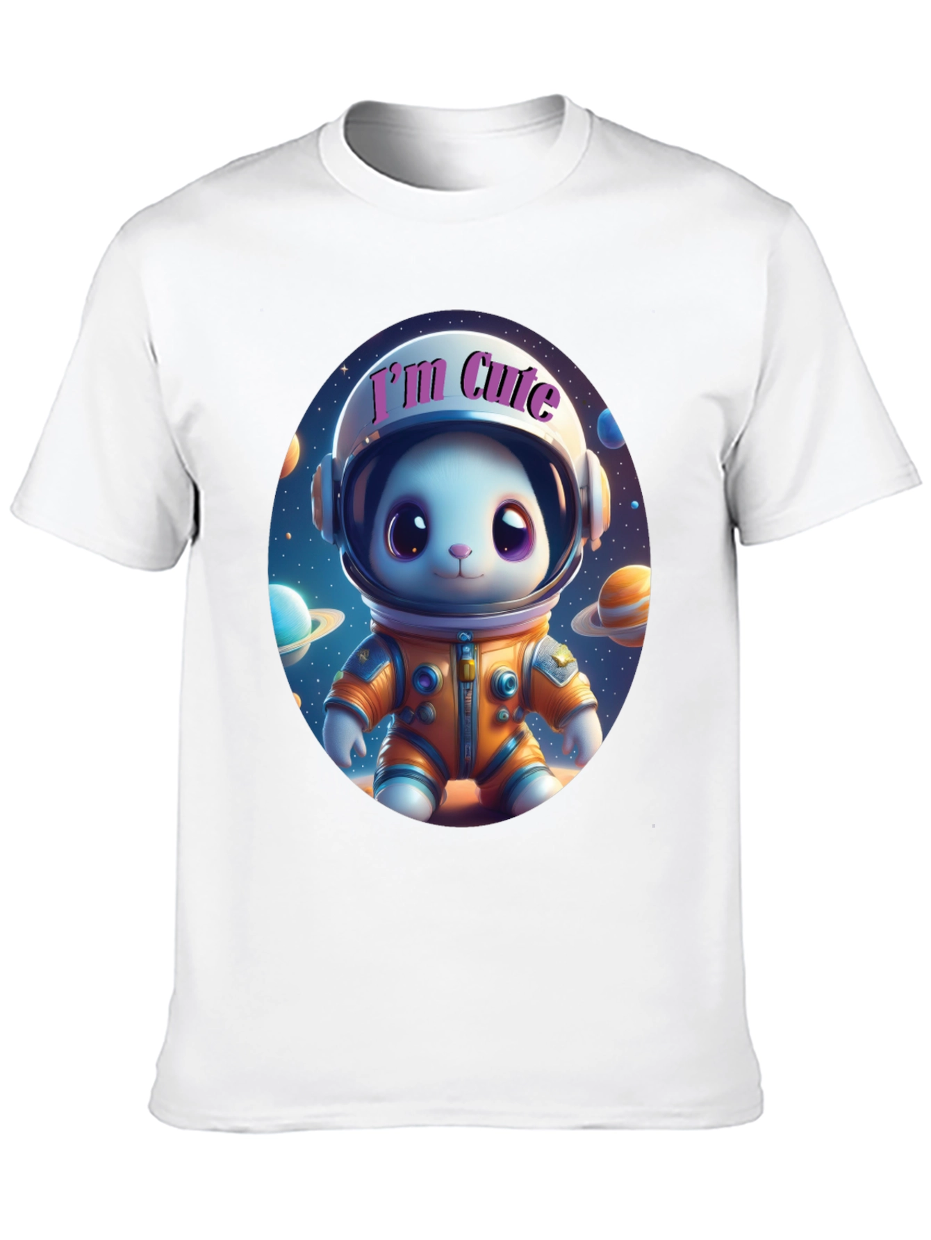 Cute Astronaut Bunny T-Shirt