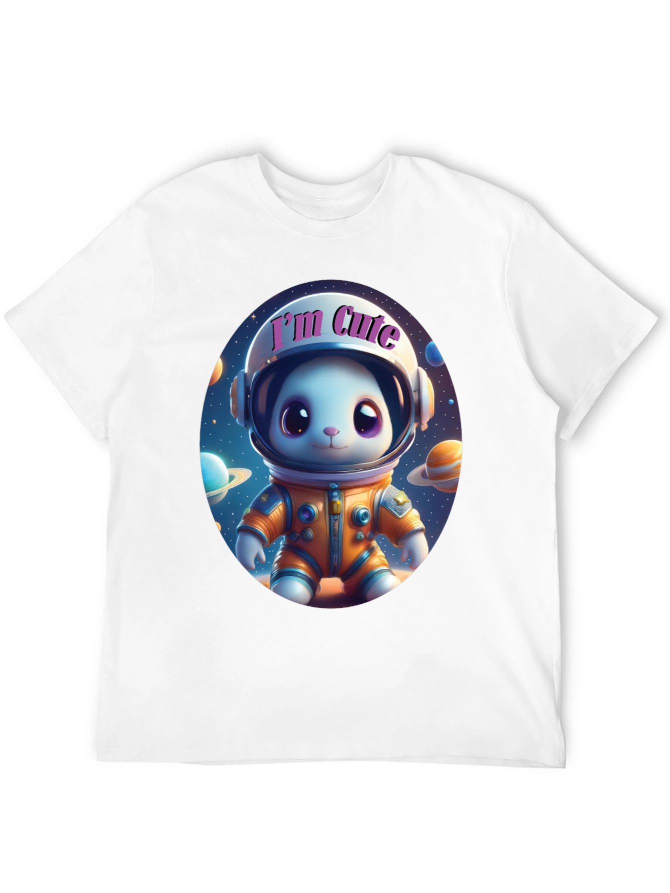 Cute Astronaut Bunny T-Shirt