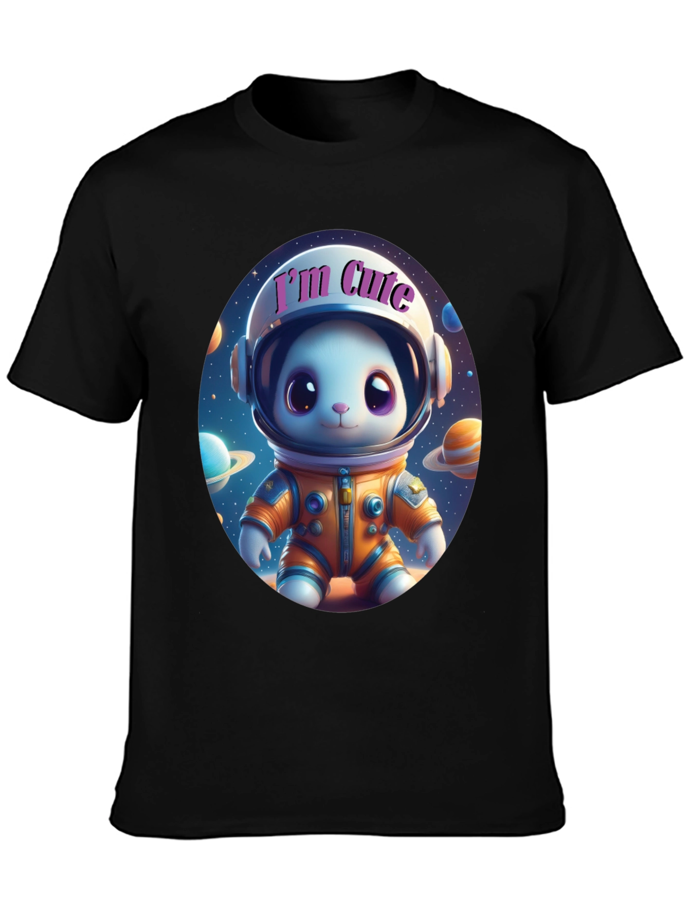 Cute Astronaut Bunny T-Shirt