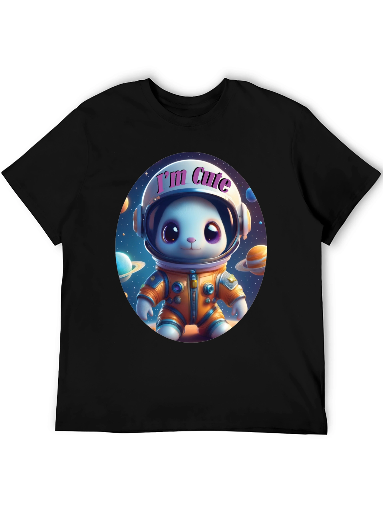 Cute Astronaut Bunny T-Shirt