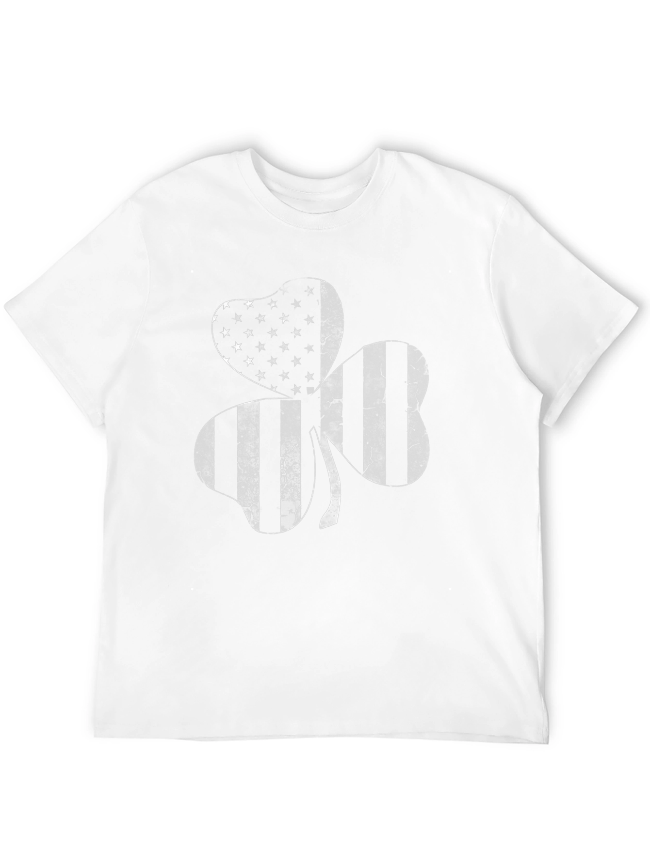Irish American Flag Shamrock T-Shirt