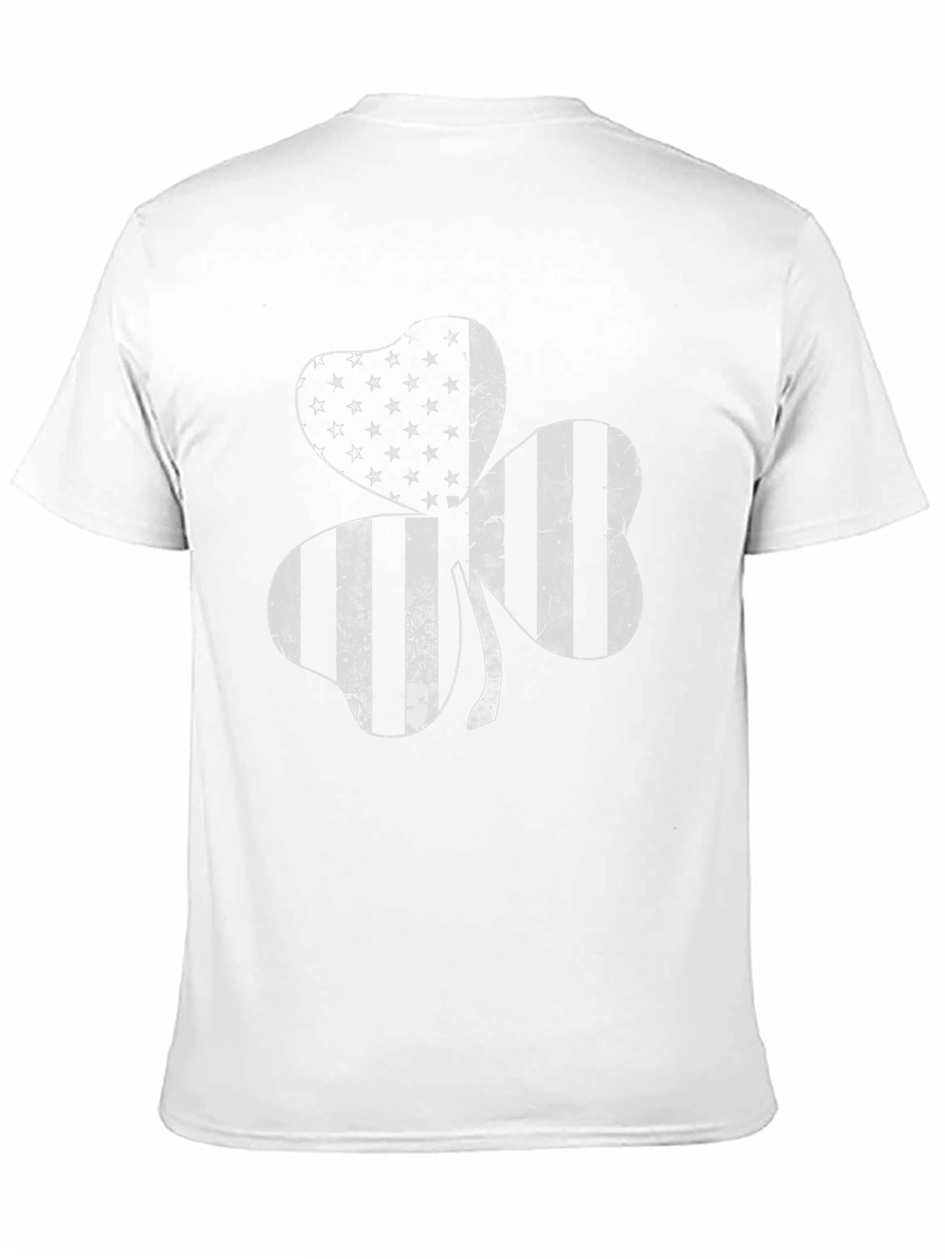 Irish American Flag Shamrock T-Shirt