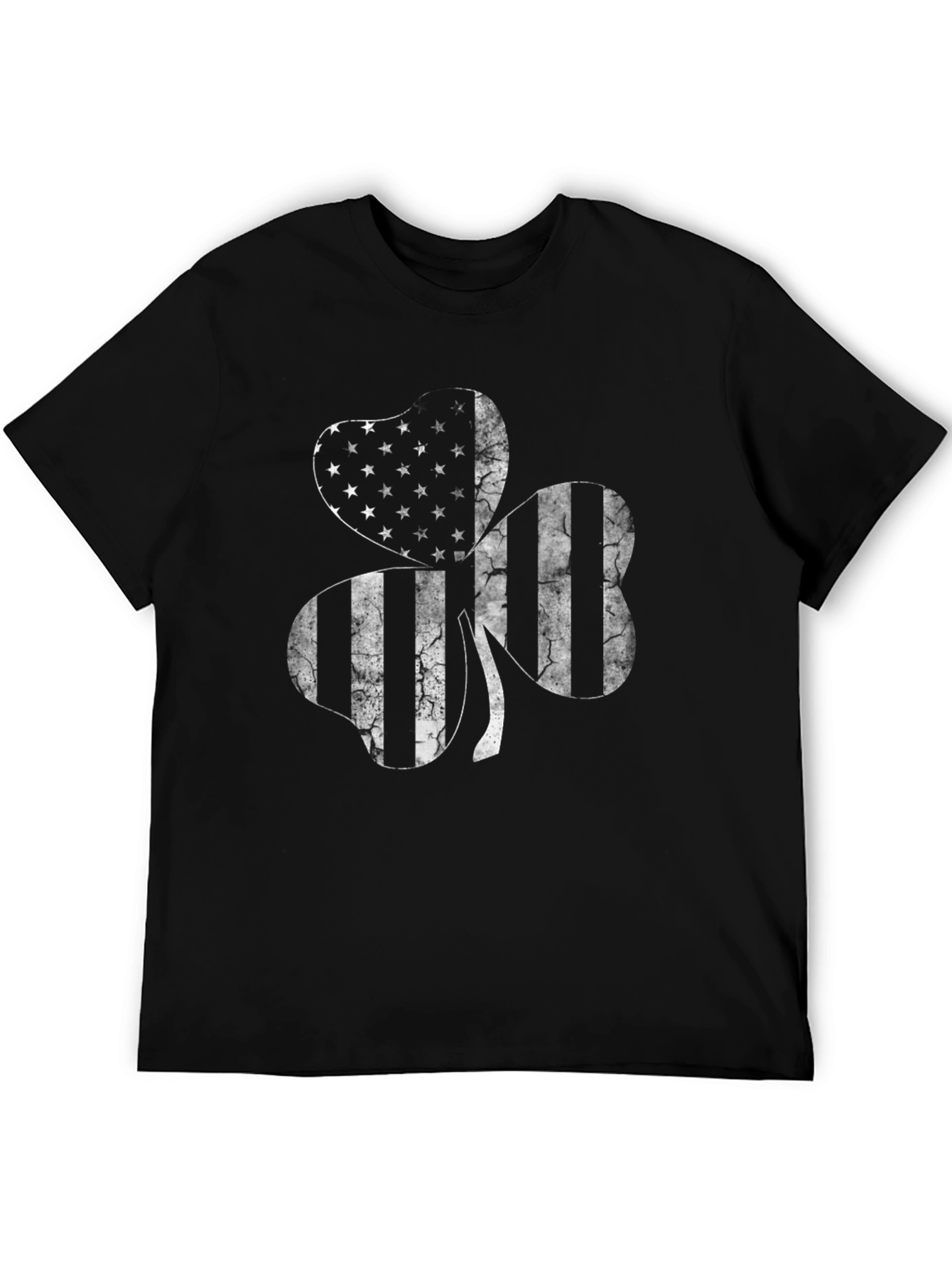 Irish American Flag Shamrock T-Shirt