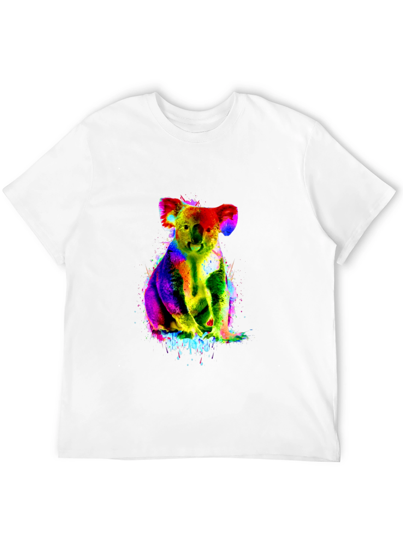 Colorful Koala Graphic T-Shirt