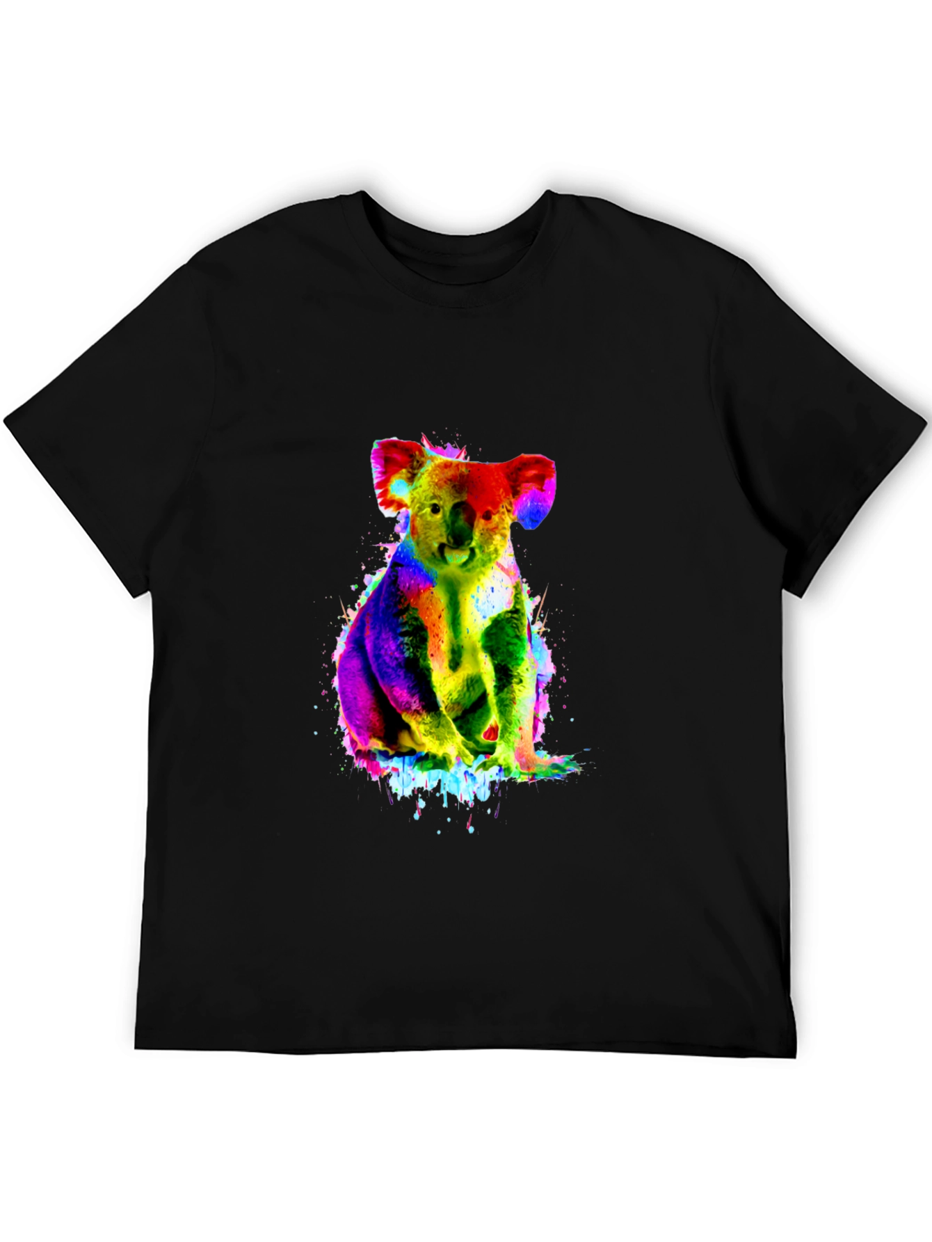 Colorful Koala Graphic T-Shirt