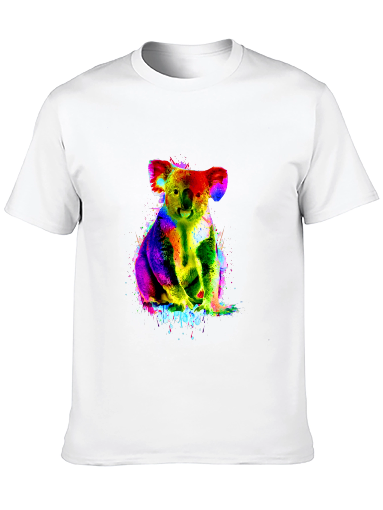 Colorful Koala Graphic T-Shirt