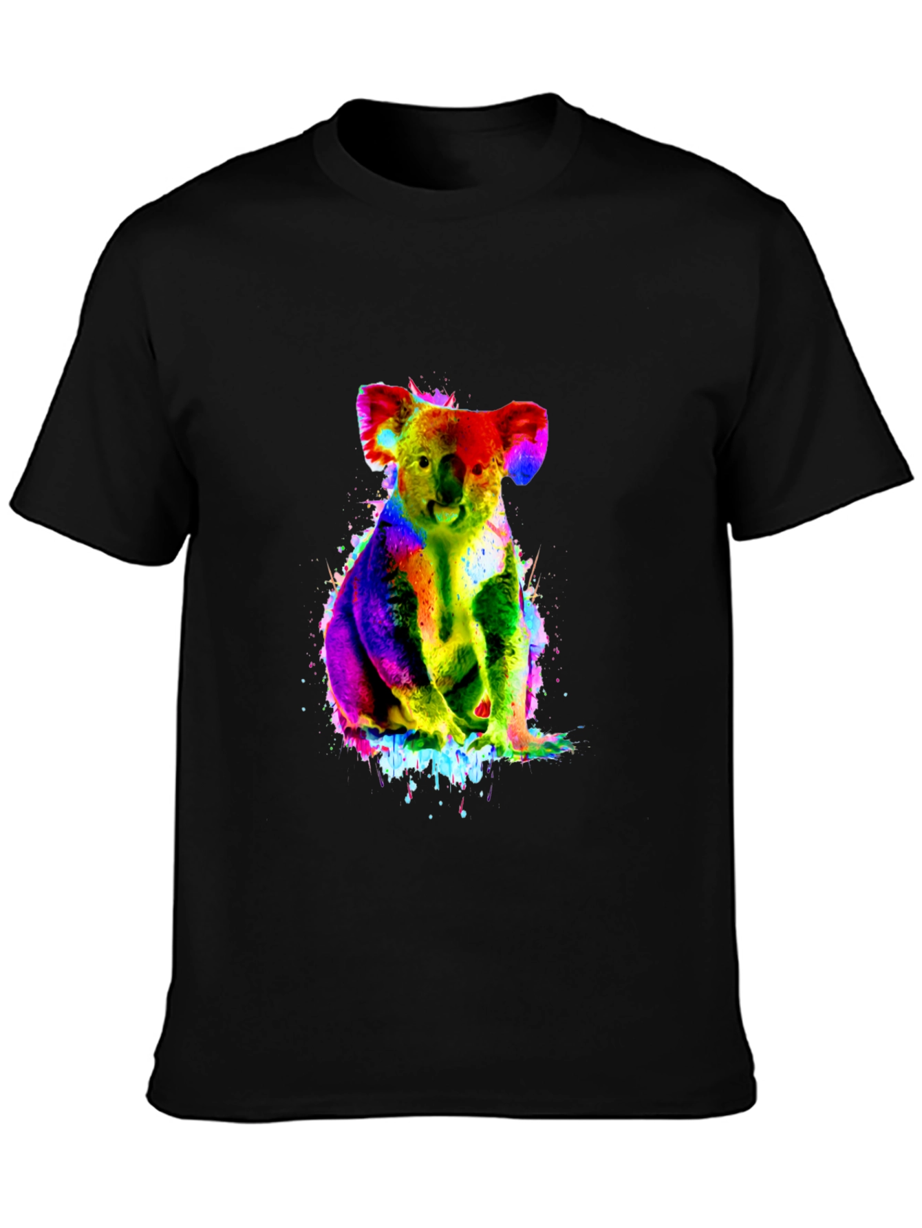 Colorful Koala Graphic T-Shirt