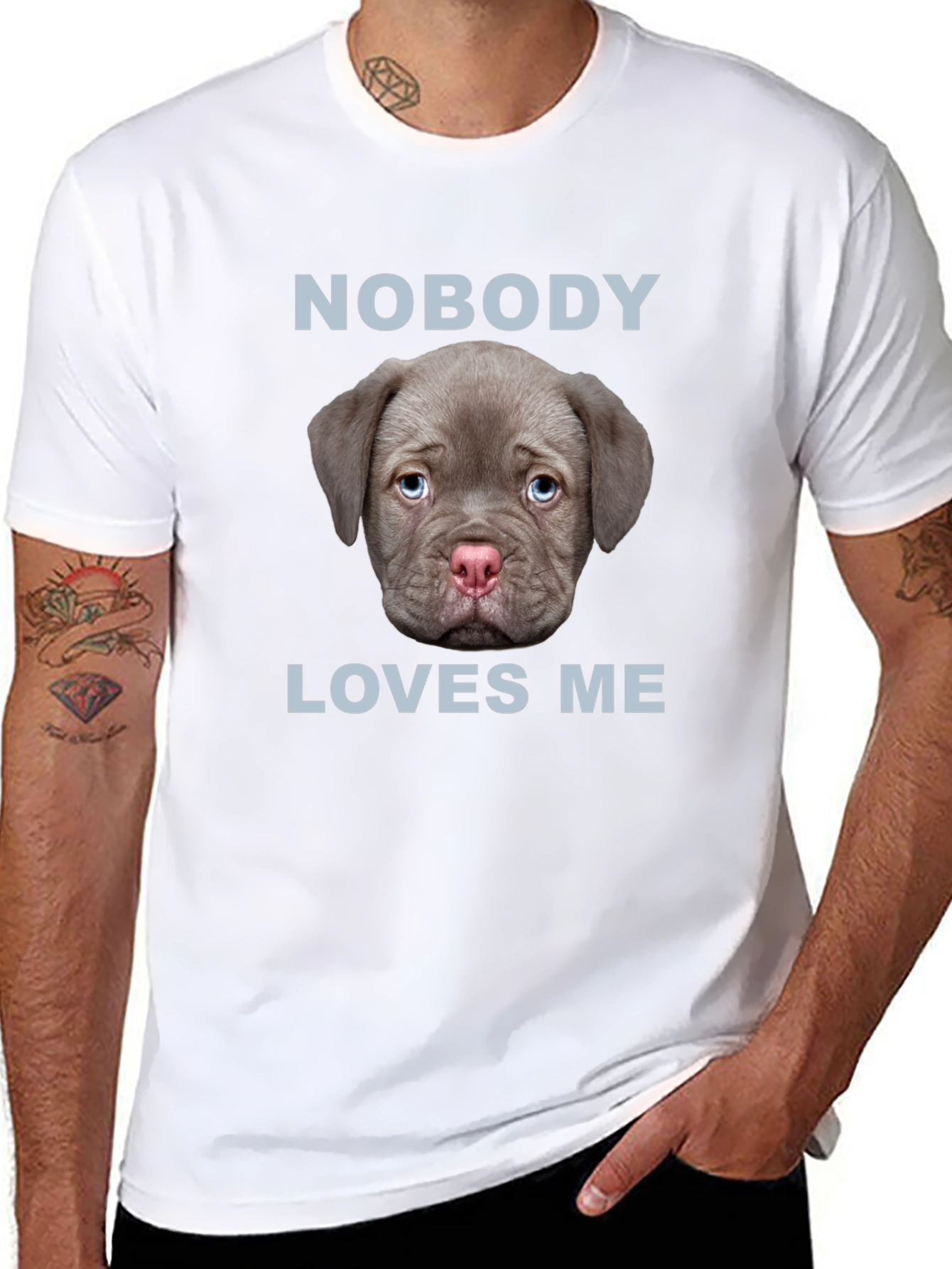 Nobody Loves Me Puppy Dog T-Shirt