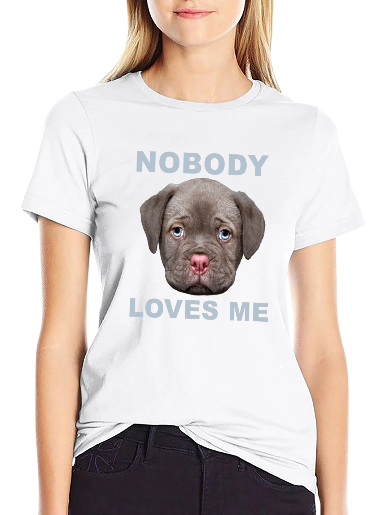 Nobody Loves Me Puppy Dog T-Shirt