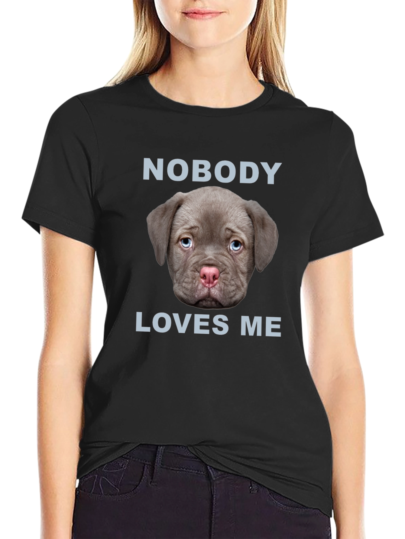 Nobody Loves Me Puppy Dog T-Shirt