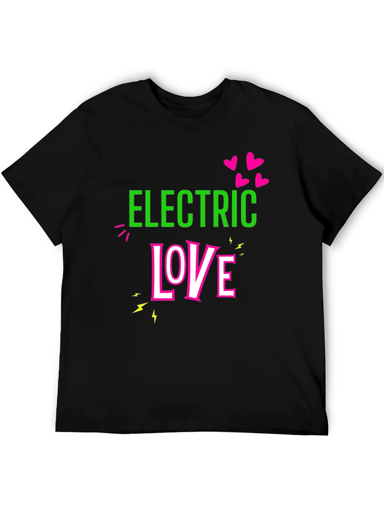Electric Love Graphic T-Shirt - Black