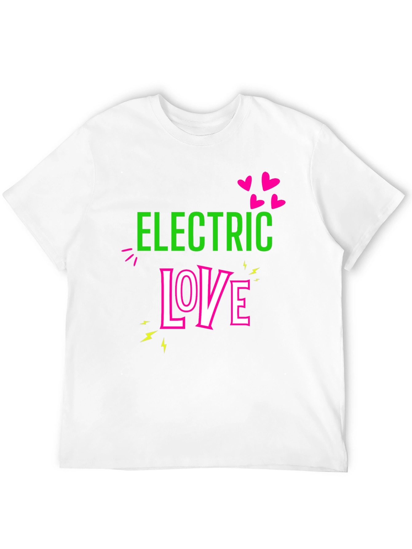 Electric Love Graphic T-Shirt - Black