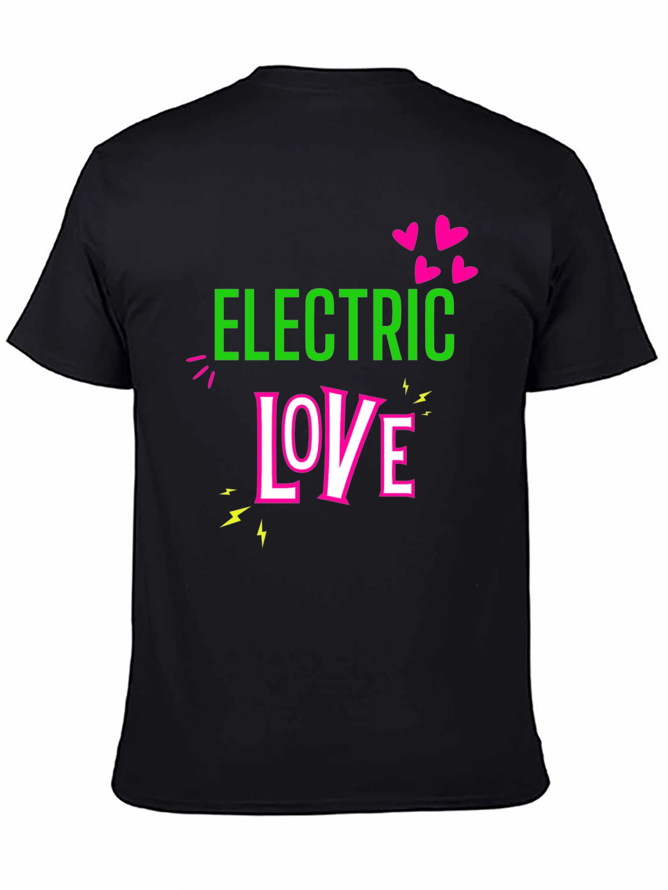 Electric Love Graphic T-Shirt - Black
