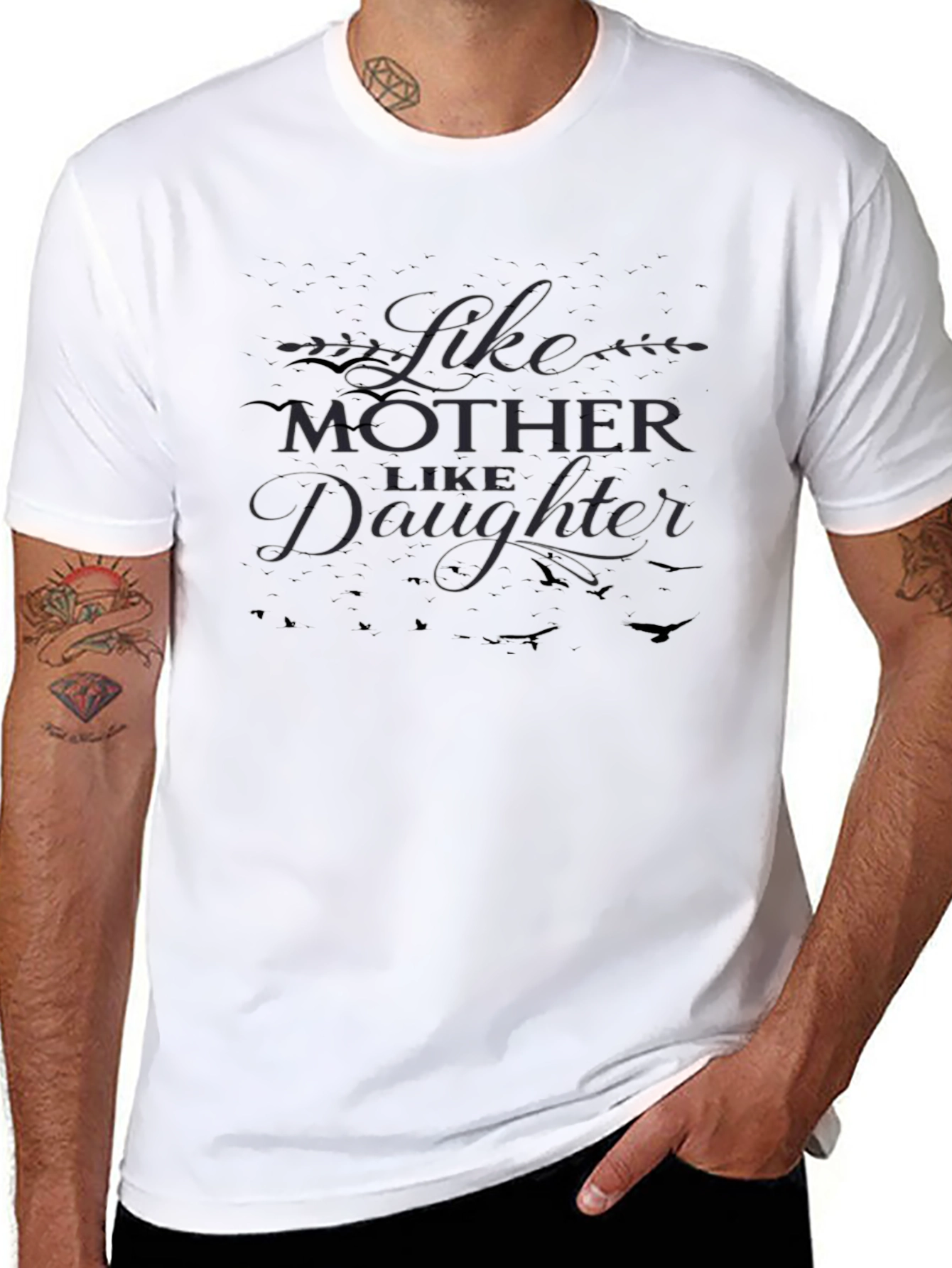 Like Mother Like Daughter Black T-Shirt