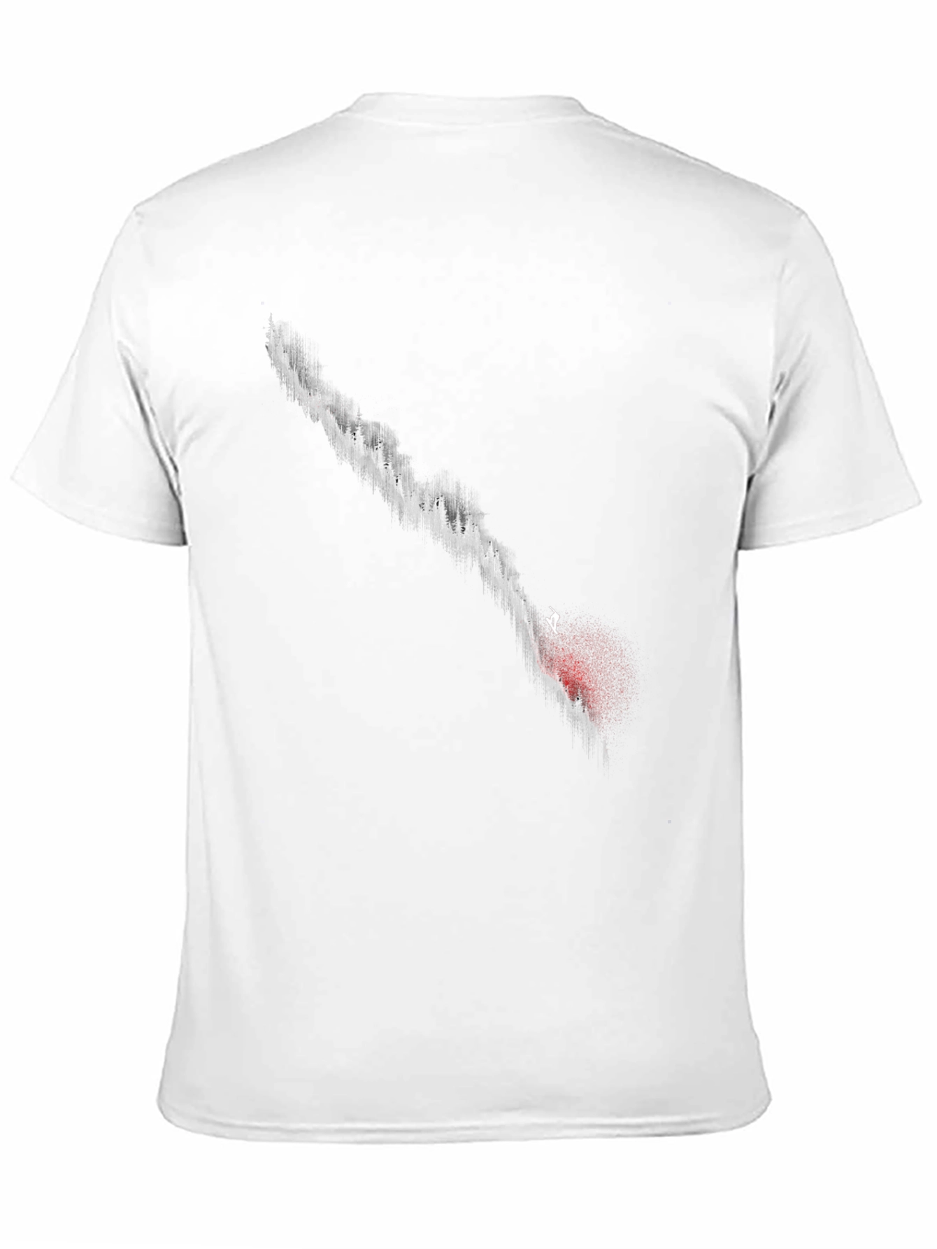 Abstract Graphic Print Black T-Shirt for Men