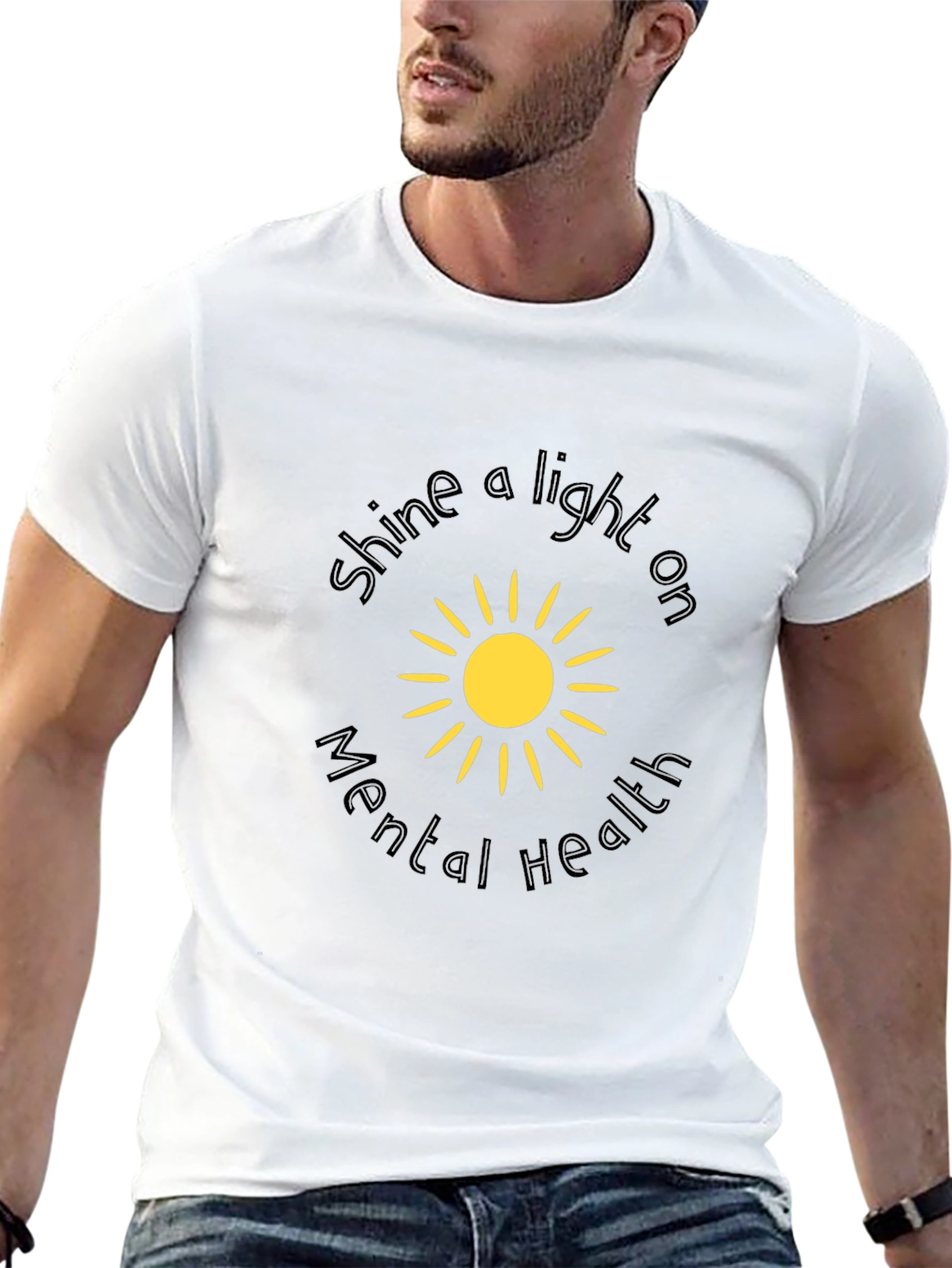 Mental Health Awareness T-Shirt - Shine a Light