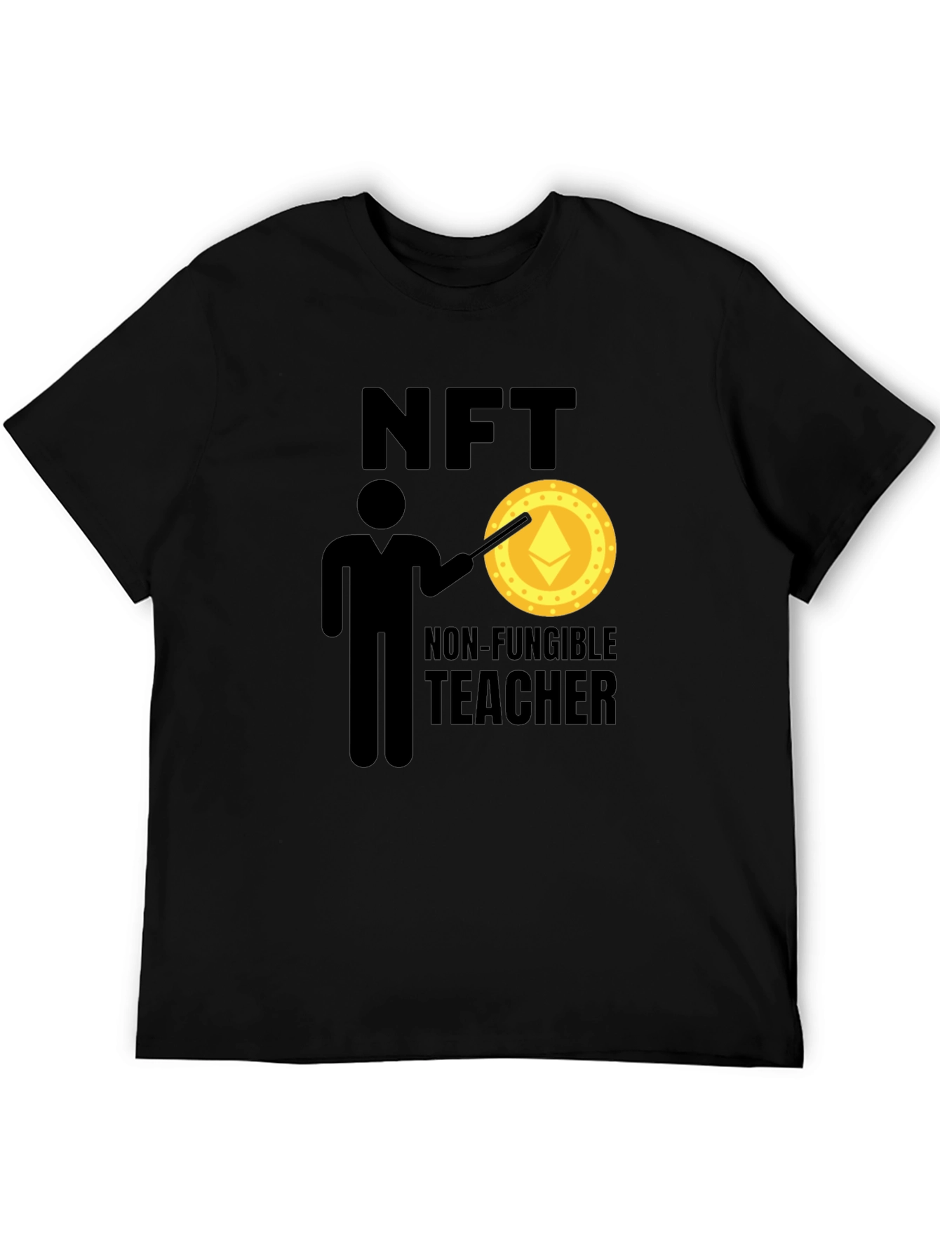 NFT Teacher T-Shirt - Non-Fungible Token Design