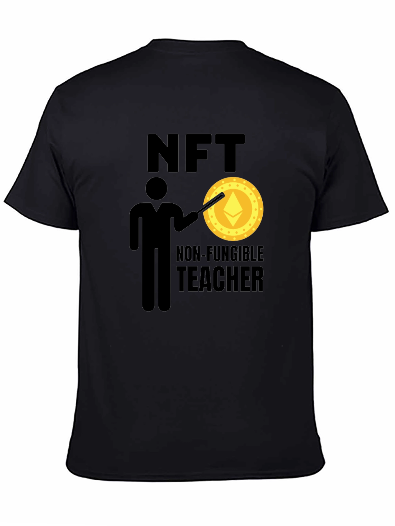 NFT Teacher T-Shirt - Non-Fungible Token Design