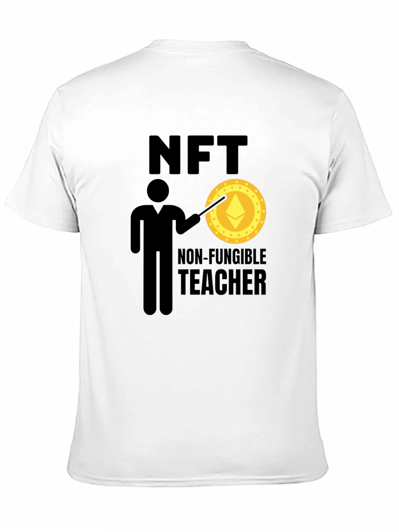 NFT Teacher T-Shirt - Non-Fungible Token Design
