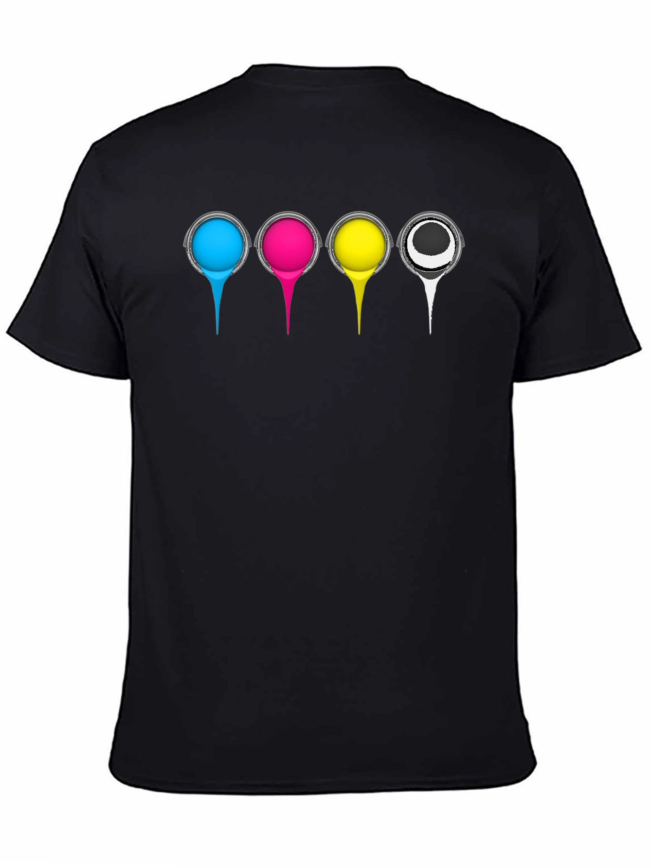 CMYK Color Print T-Shirt