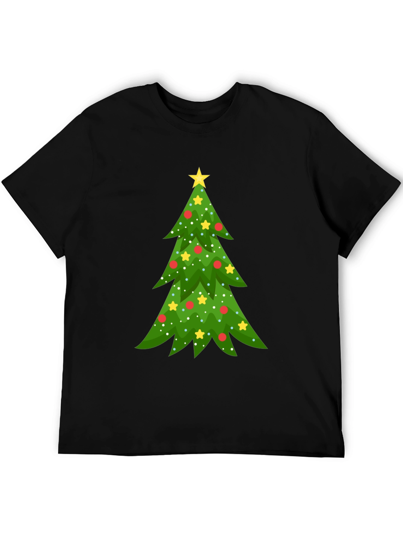 Festive Christmas Tree Graphic Tee - Holiday Spirit!