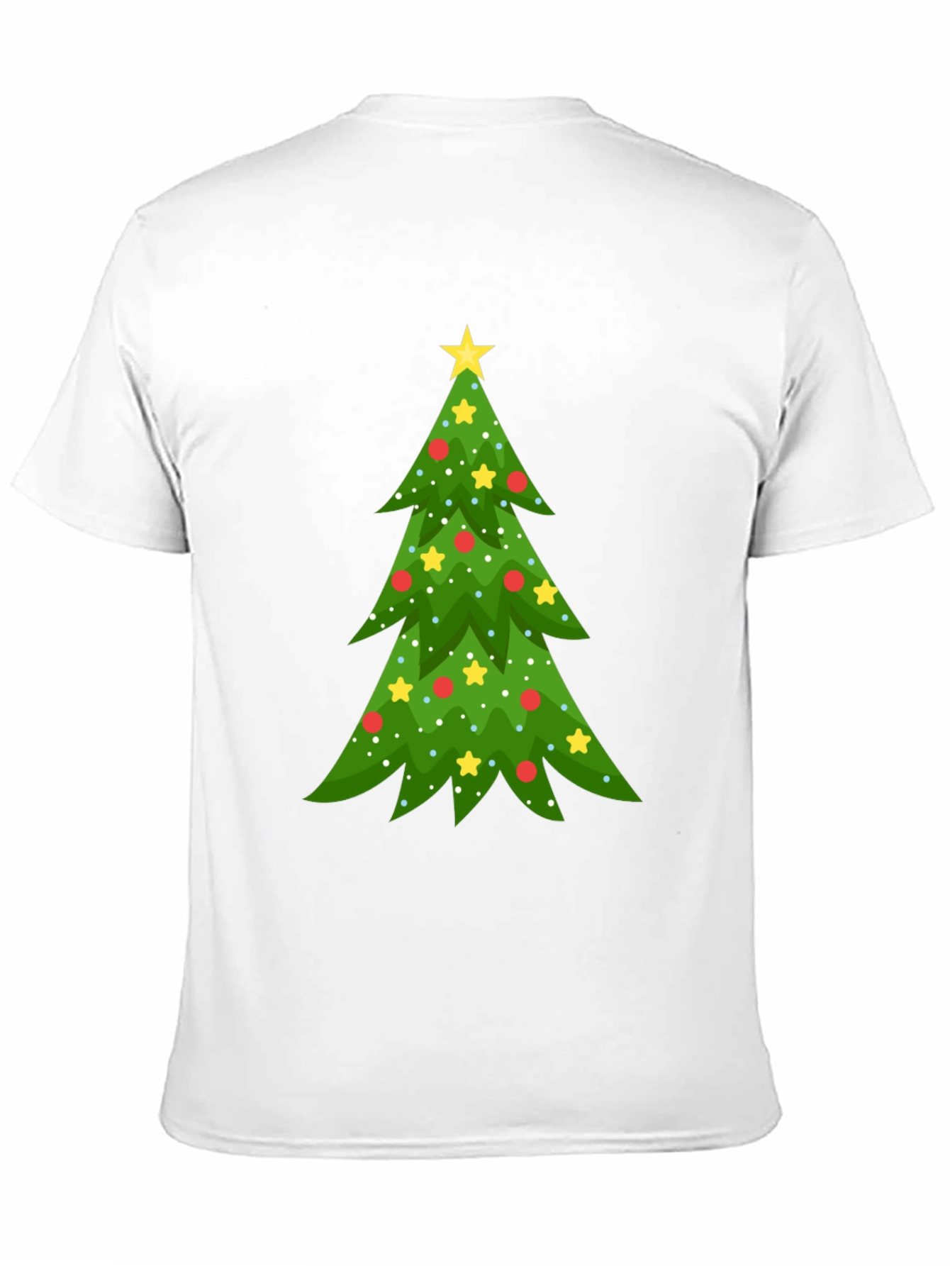 Festive Christmas Tree Graphic Tee - Holiday Spirit!